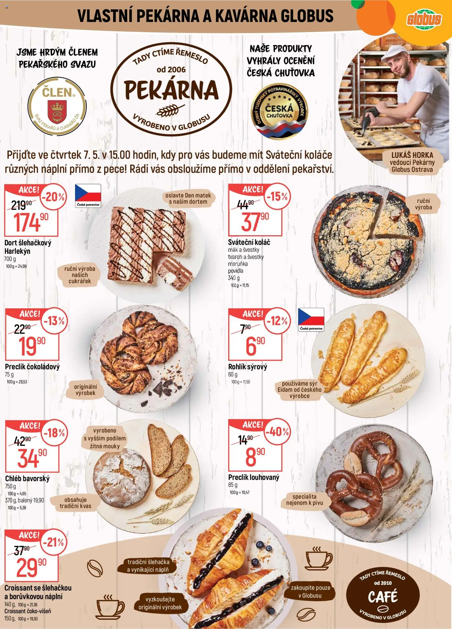 Globus leták - Ostrava od 06.05.2026 | Strana: 6 | Produkty: Sýr, Švestky, Eidam, Croissant