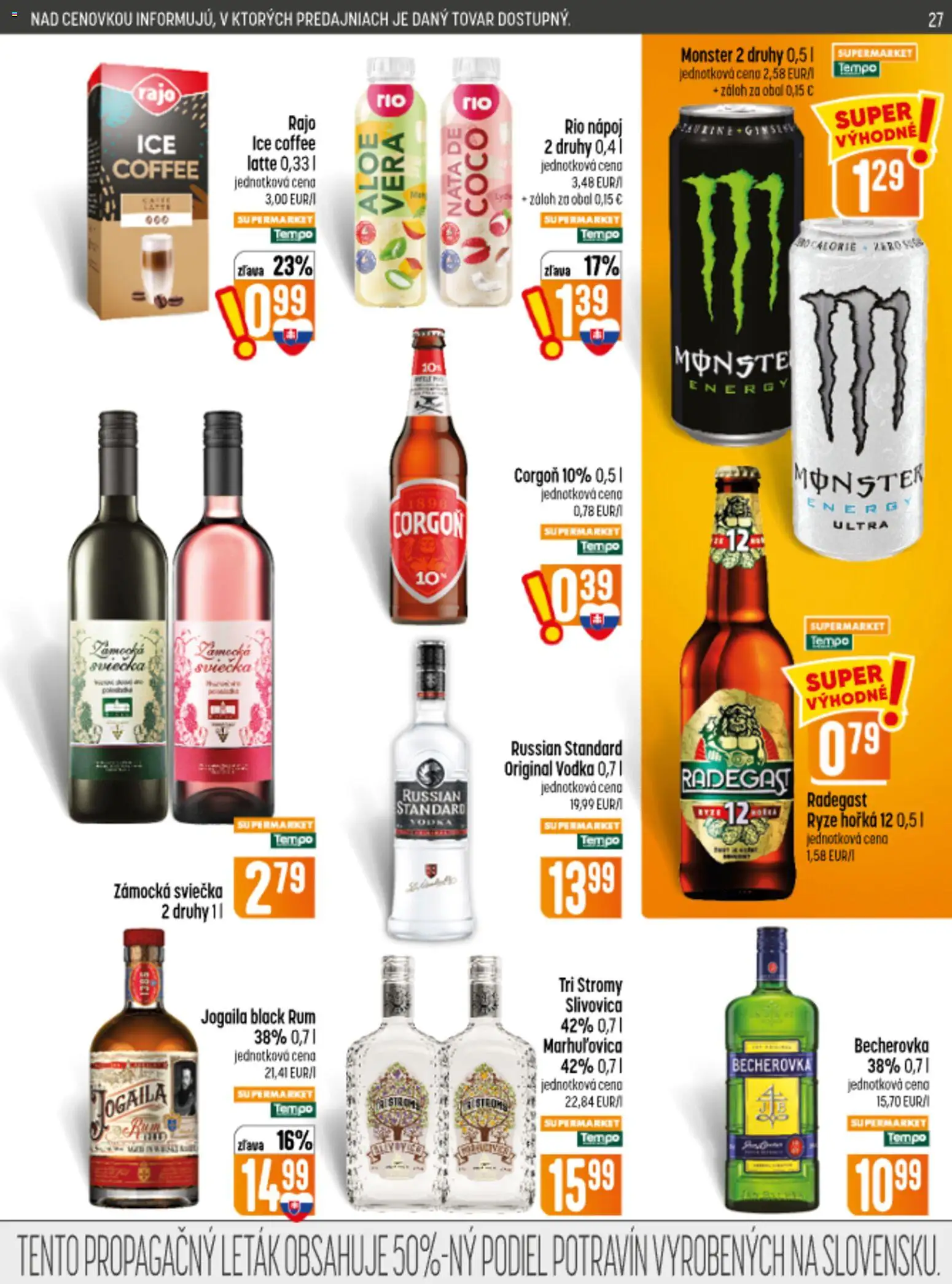 Nové COOP Jednota akcie – leták je platný od 10.09.2026 | Strana: 27