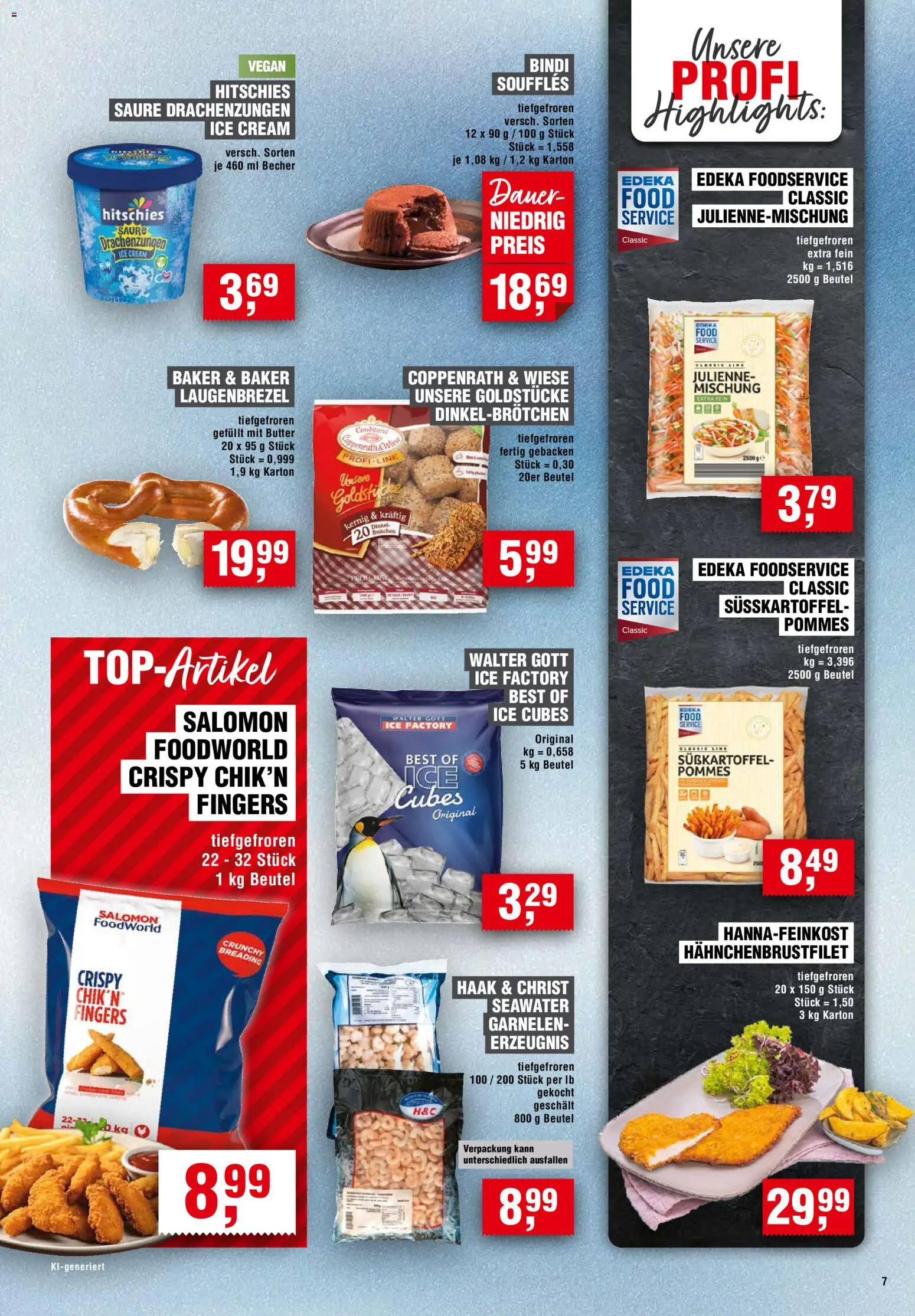 Handelshof Prospekt – gültig ab 15.10.2026 | Seite: 7 | Produkte: Butter, Pommes, Garnelen