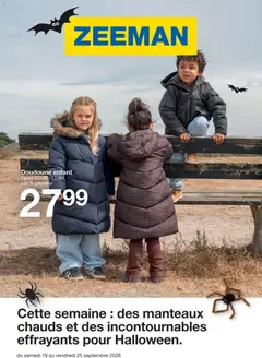 Zeeman - Prévisualisation de Zeeman catalogue Un manteau, et c’est parti valide à partir de 19/09/2026
