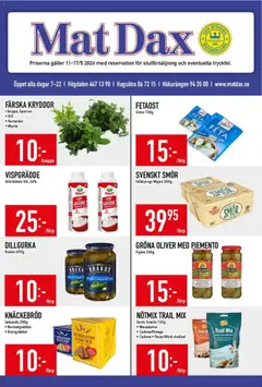 Matdax erbjudanden - Förhandsvisning av reklamblad från butik Matdax aktuell från 11.05.2026