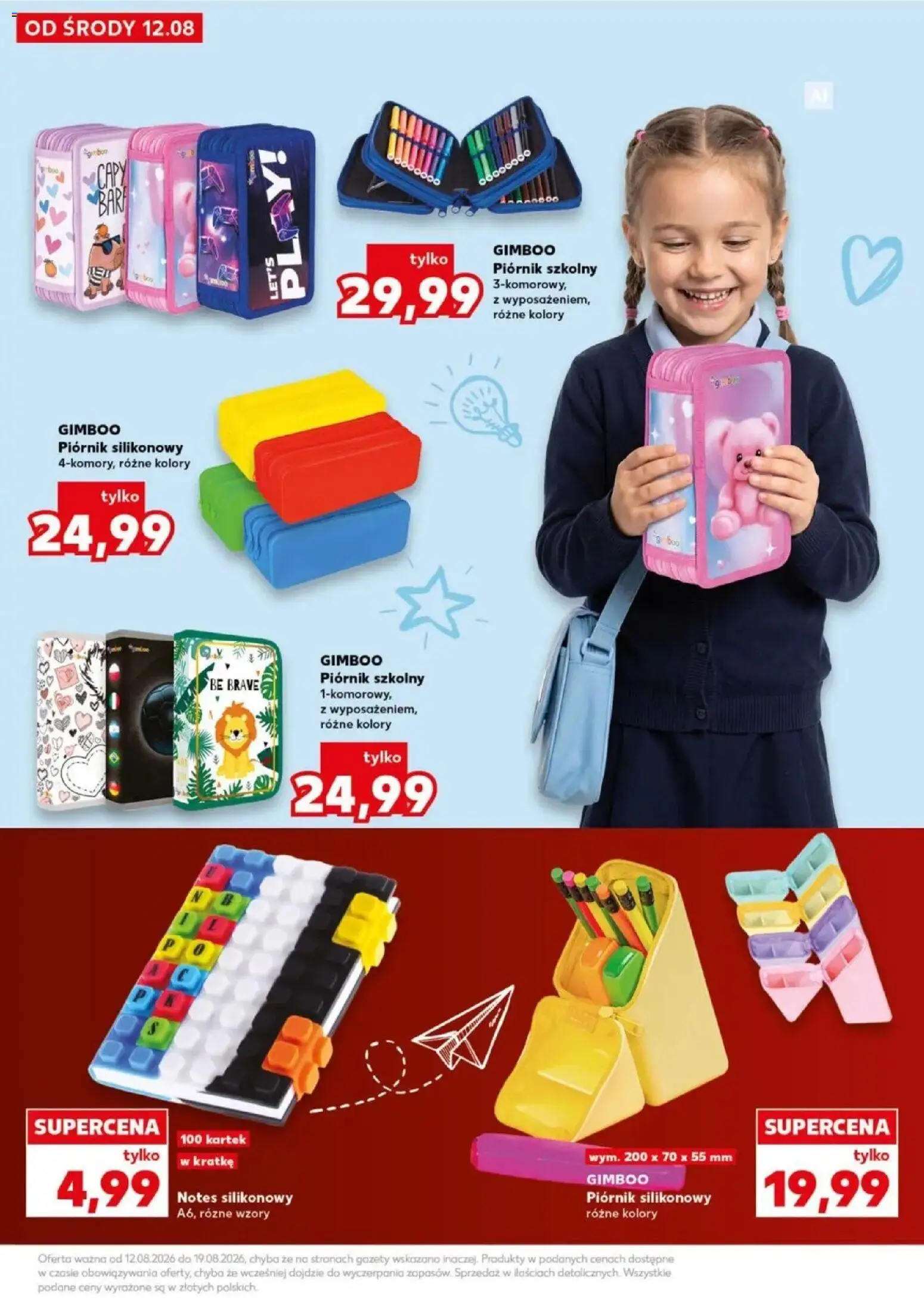 Kaufland gazetka - Wszystko do szkoły od 12.08.2026 - od jutra PDF | Strona: 31 | Produkty: Notebook, Gazety, Piórnik