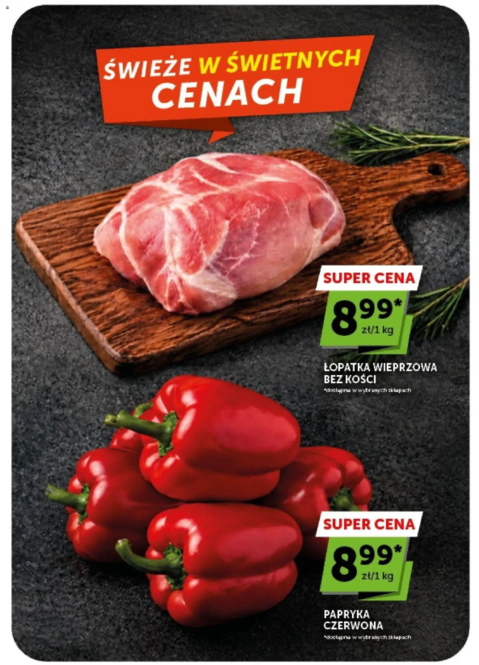 Euro Sklep gazetka od 16.07.2026 | Strona: 4 | Produkty: Papryka, Łopatka wieprzowa, Papryka czerwona