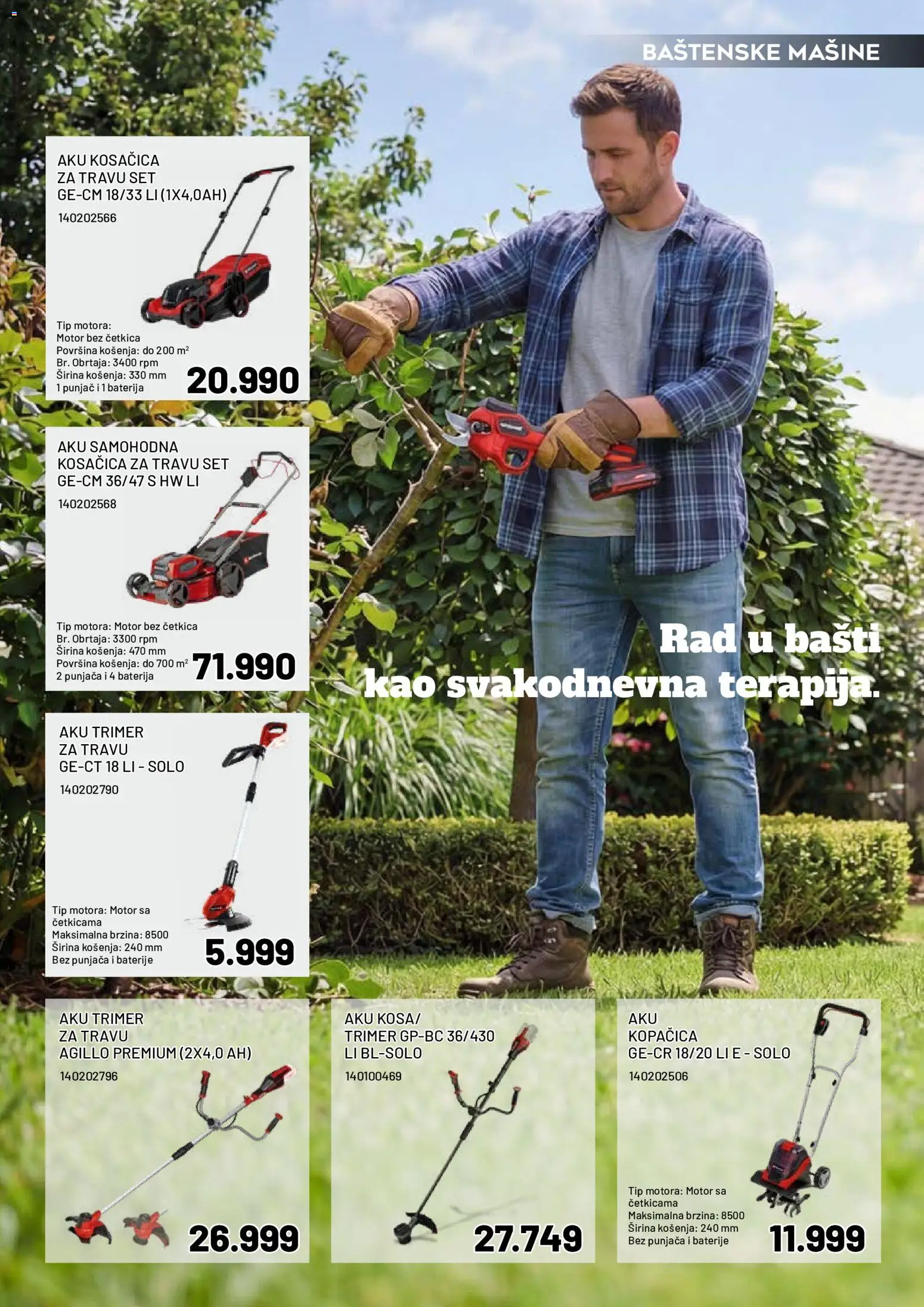 Crafter katalog - važi od 20.03.2026 | Strana: 4 | Proizvode: Baterija, Trimer, Baterije