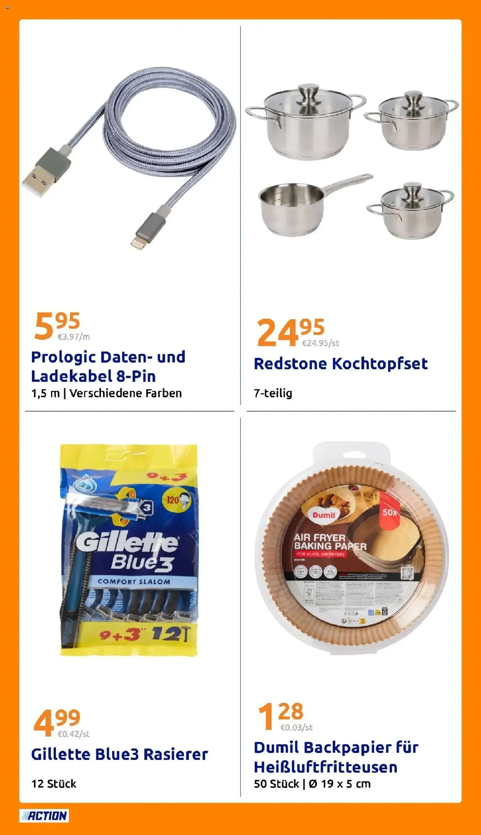 Action Aktueller Prospekt ab 19.08.2026 → Angebote nächste Woche | Seite: 20 | Produkte: Rasierer, Ladekabel
