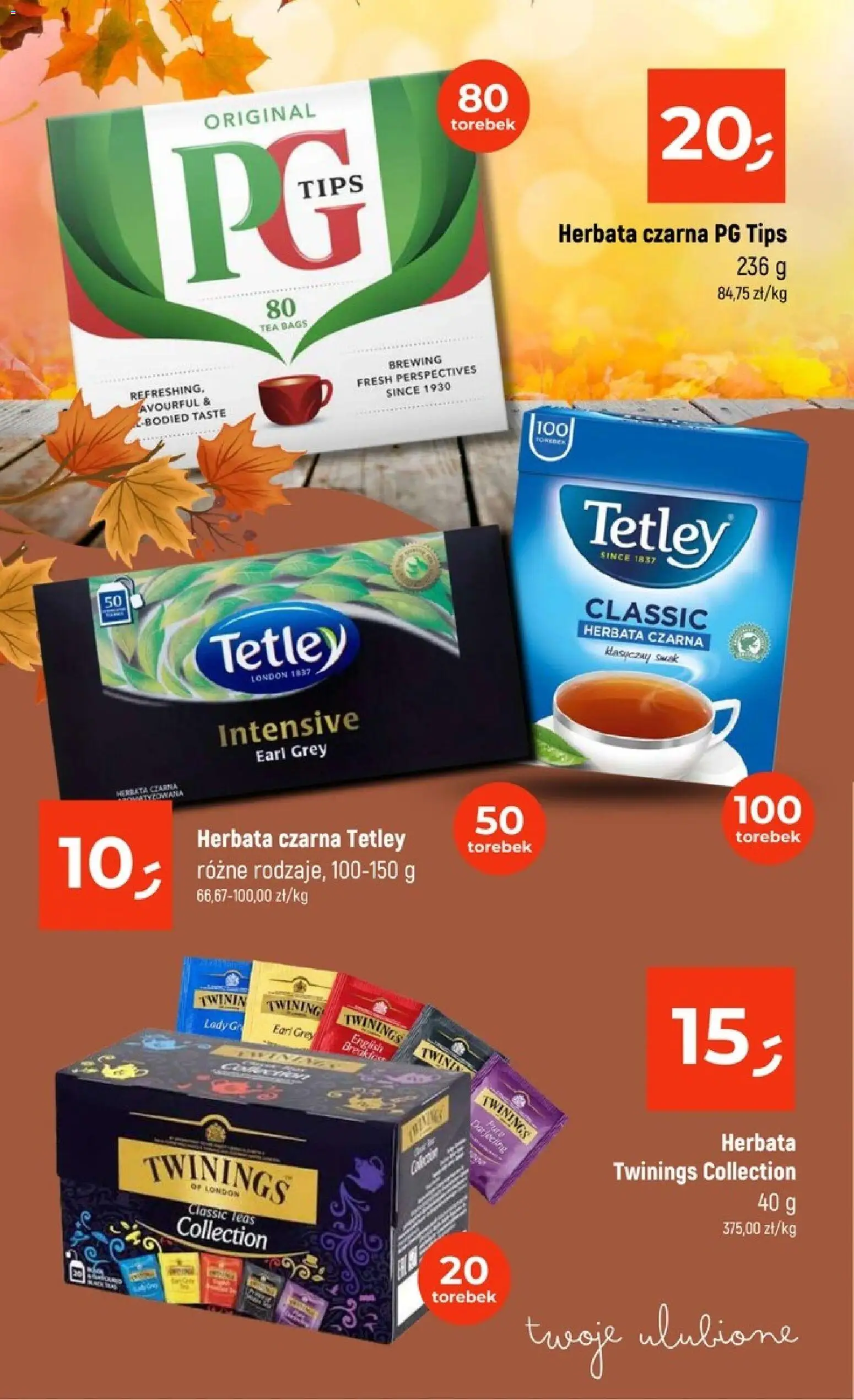 Dealz gazetka - Jesienna Rozgrzewka od 01.10.2026 | Strona: 23 | Produkty: Herbata czarna, Herbata Twinings, Earl Grey, Herbata