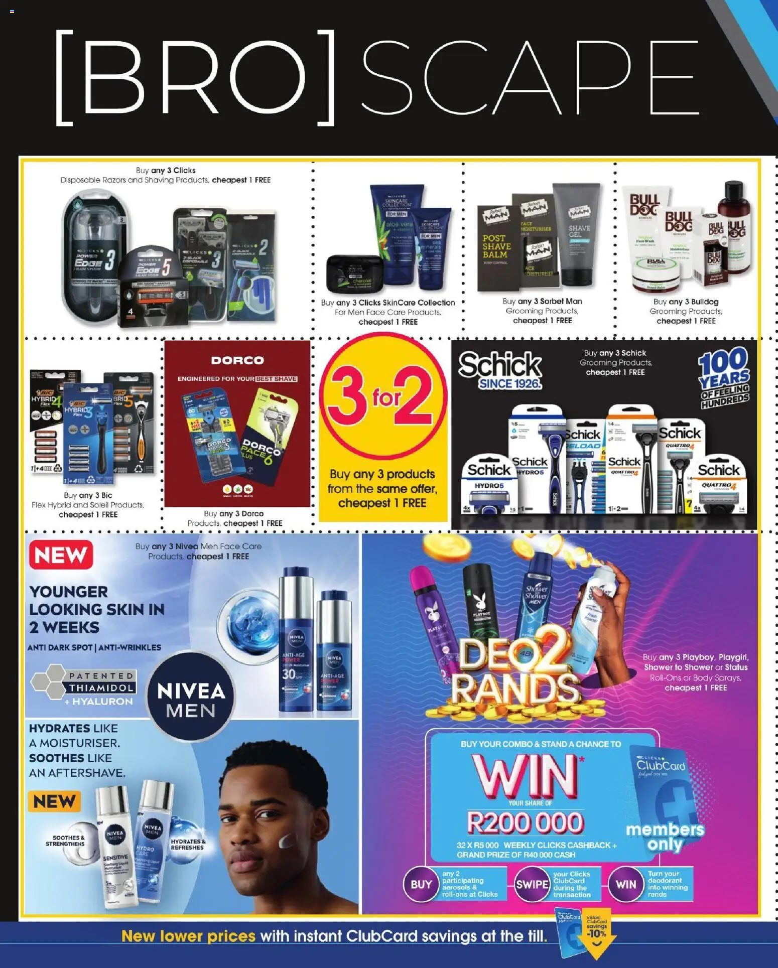 New Clicks catalogue – valid from 22/10/2026 | Page: 30 | Products: Aloe Vera, Shower, Deodorant, Razors