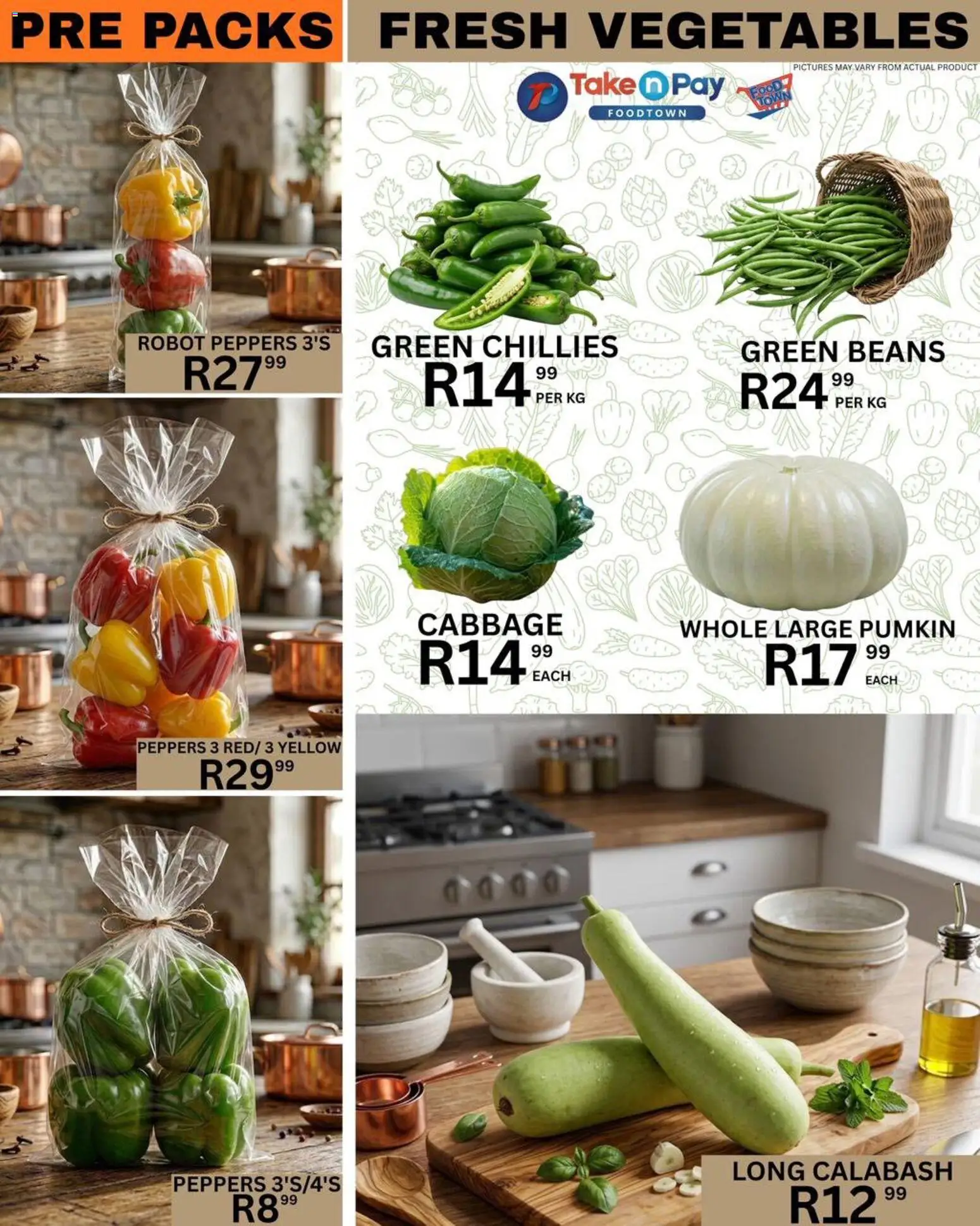 New Take n Pay catalogue – valid from 17.05.2026 | Page: 11 | Products: Beans, Vegetables