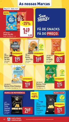 Pré-visualização SUN SNACKS® Batata-doce Frita, 150 g unidade; kg = 11.27 válido de 06/07/2026 | Página: 12