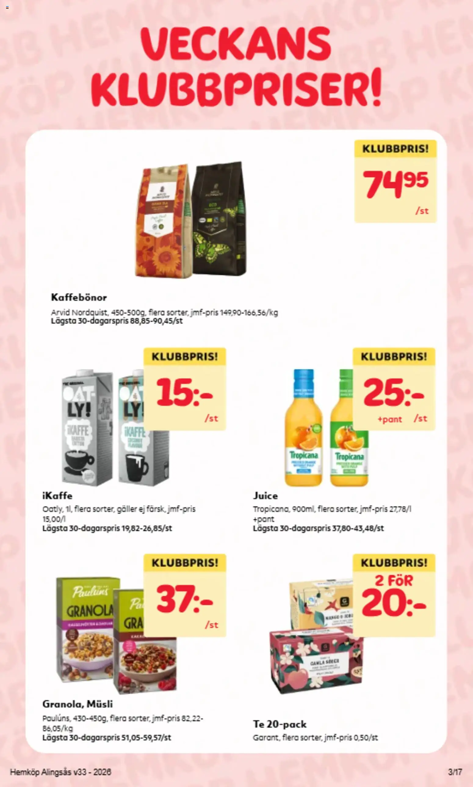Hemköp reklamblad aktuell från 10/08/2026 | Sida: 3