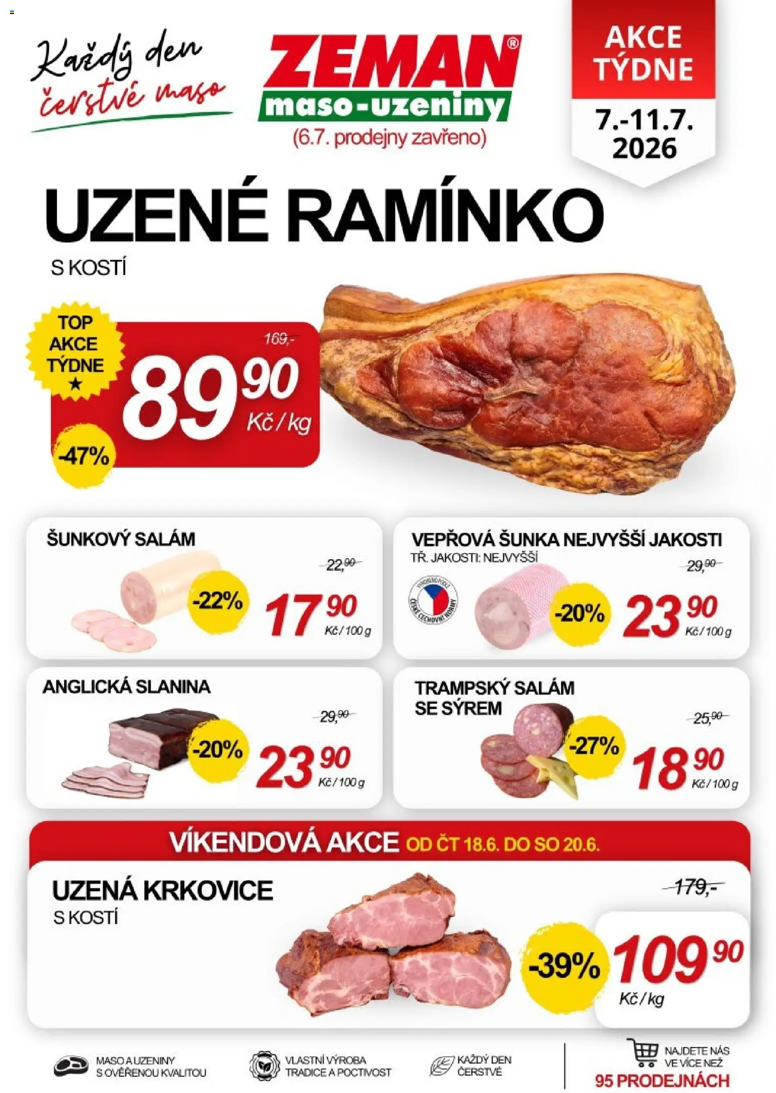 Prodejny Zeman leták od 07.07.2026 | Strana: 1