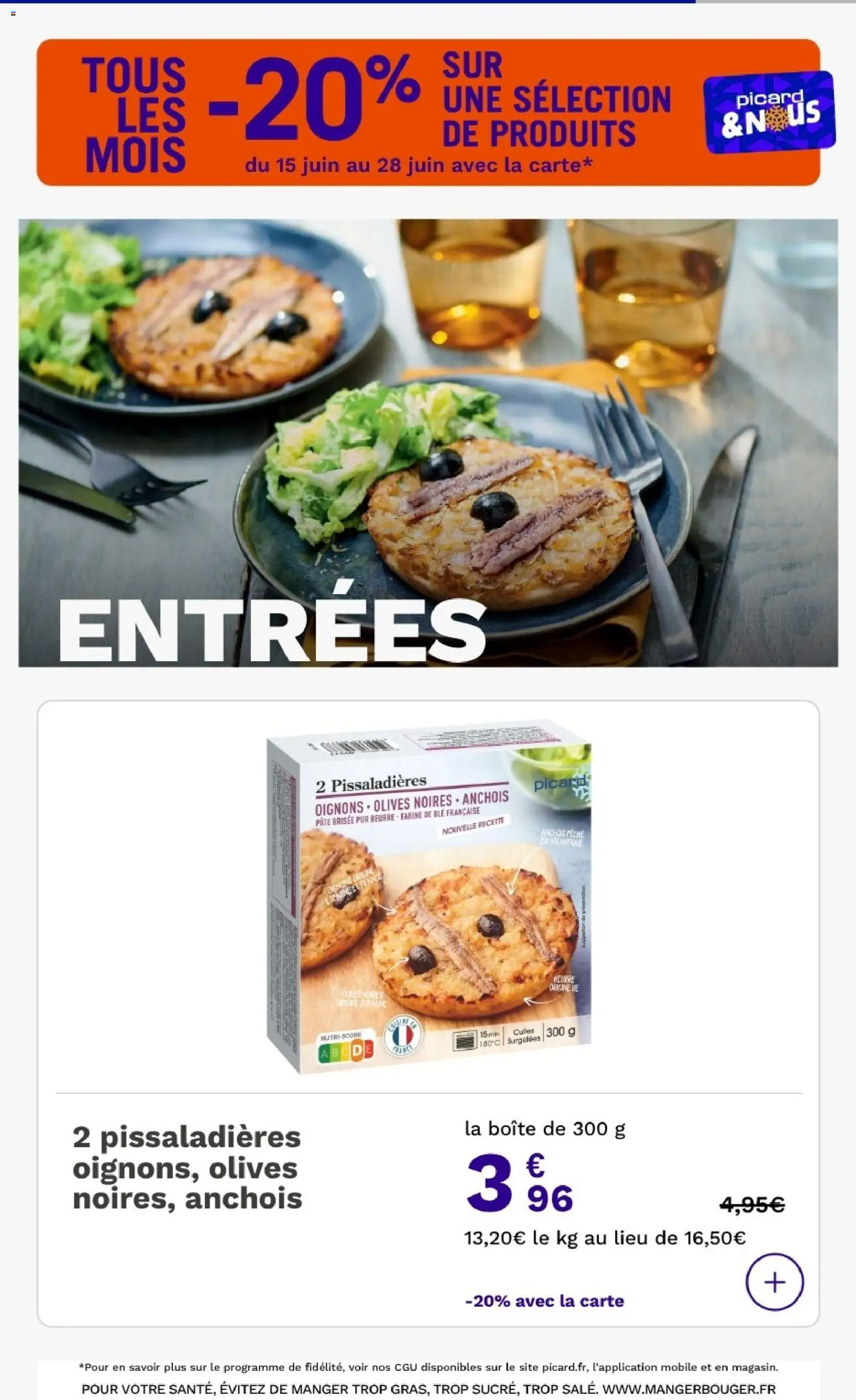 {H1} | Page: 13 | Produits: Farine de ble, Farine, Pâte brisée, Anchois