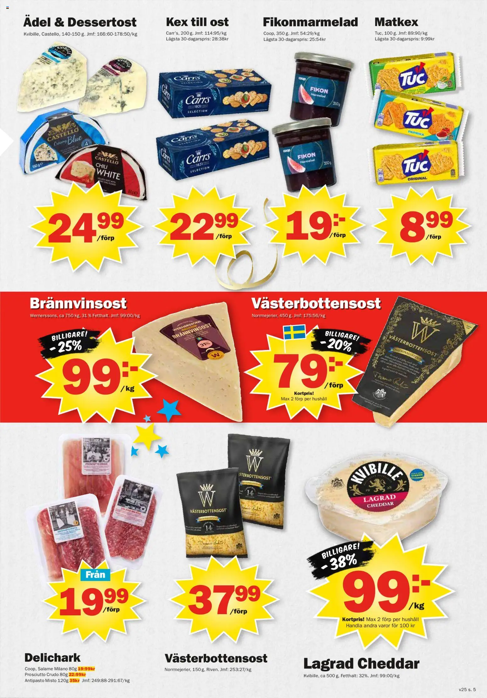 Pekås reklamblad aktuell från 15.06.2026 | Sida: 5 | Produkter: Cheddar, Ost, Chili