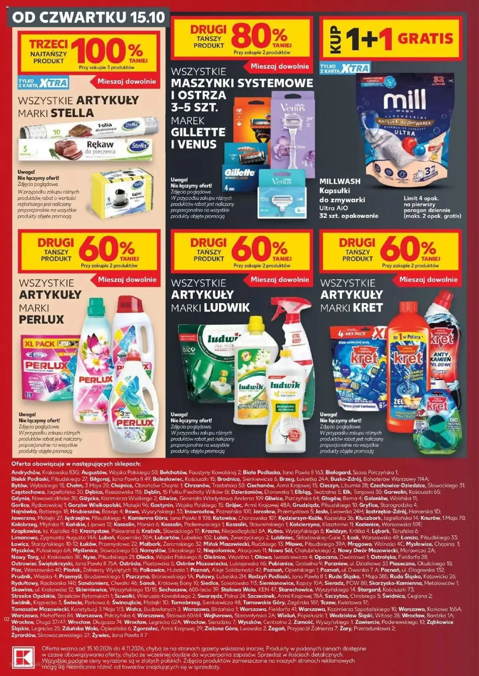 Kaufland gazetka - Chemia i kosmetyki od 21.10.2026 - od jutra PDF | Strona: 24 | Produkty: Karta, Kapsułki, Żel do prania, Detergent