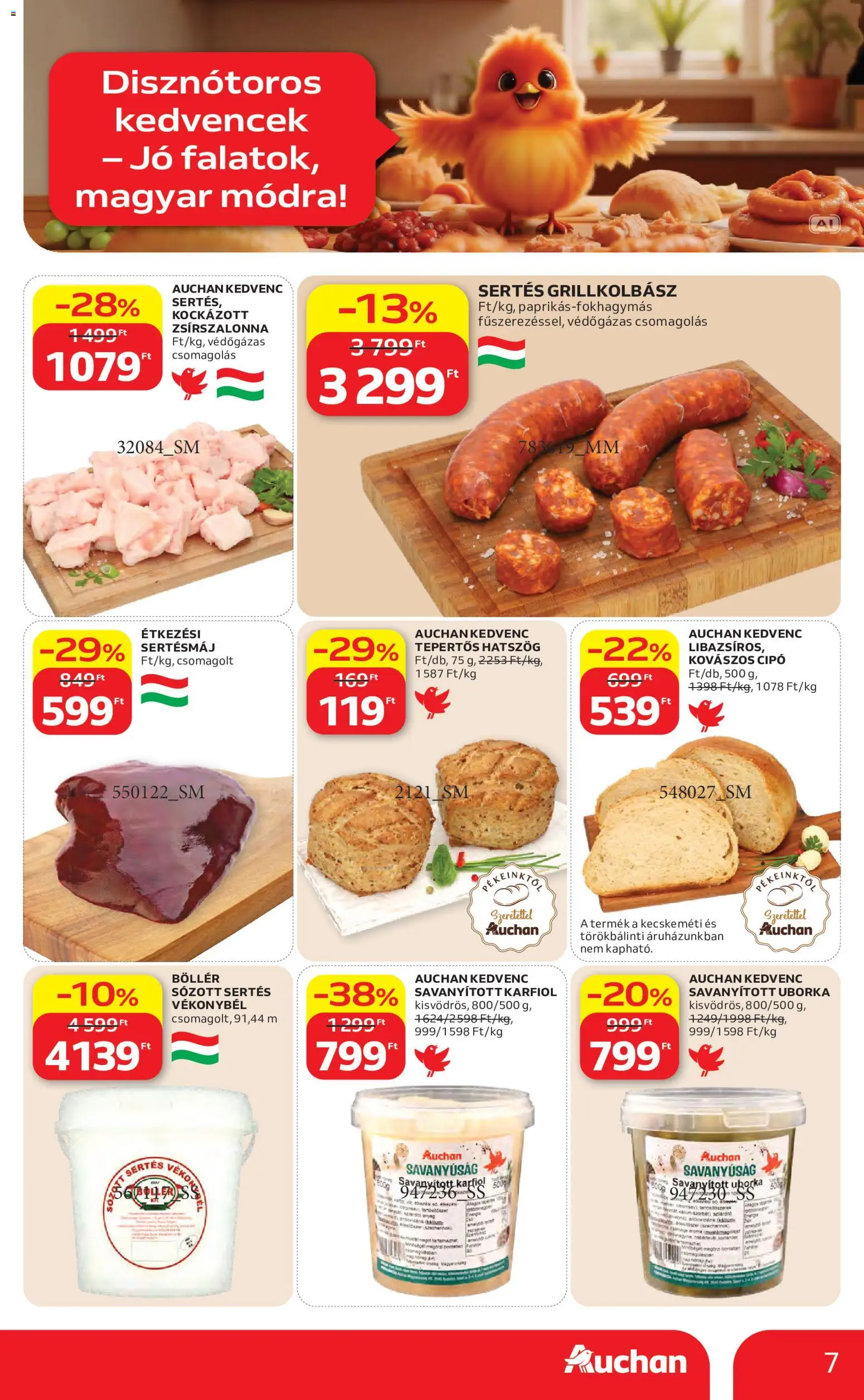 Auchan akciós ujság - amely érvényes a következő dátumtól: 2026.10.22. | Oldal: 7