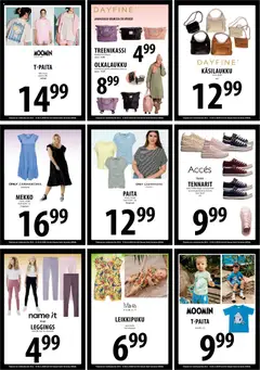 Tuuri-mainoslehti voimassa 20.05.2026 alkaen | Sivu: 19 | Tuotteet: Paita, Käsilaukku, Mekko