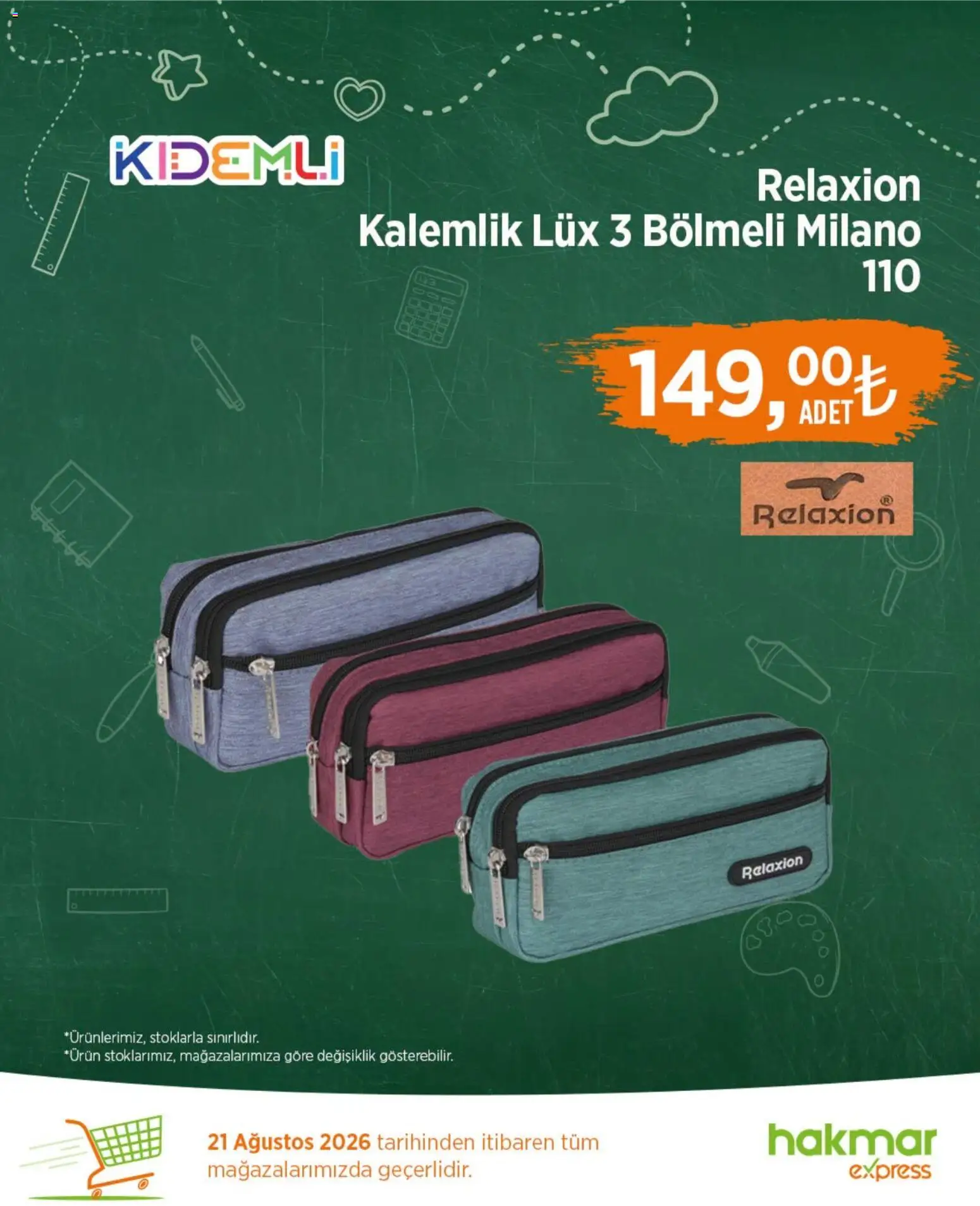 Hakmar Express Katalog - 21 Eylül 2026 tarihinden itibaren geçerlidir | Sayfa: 6 | Ürünler: Kalemlik