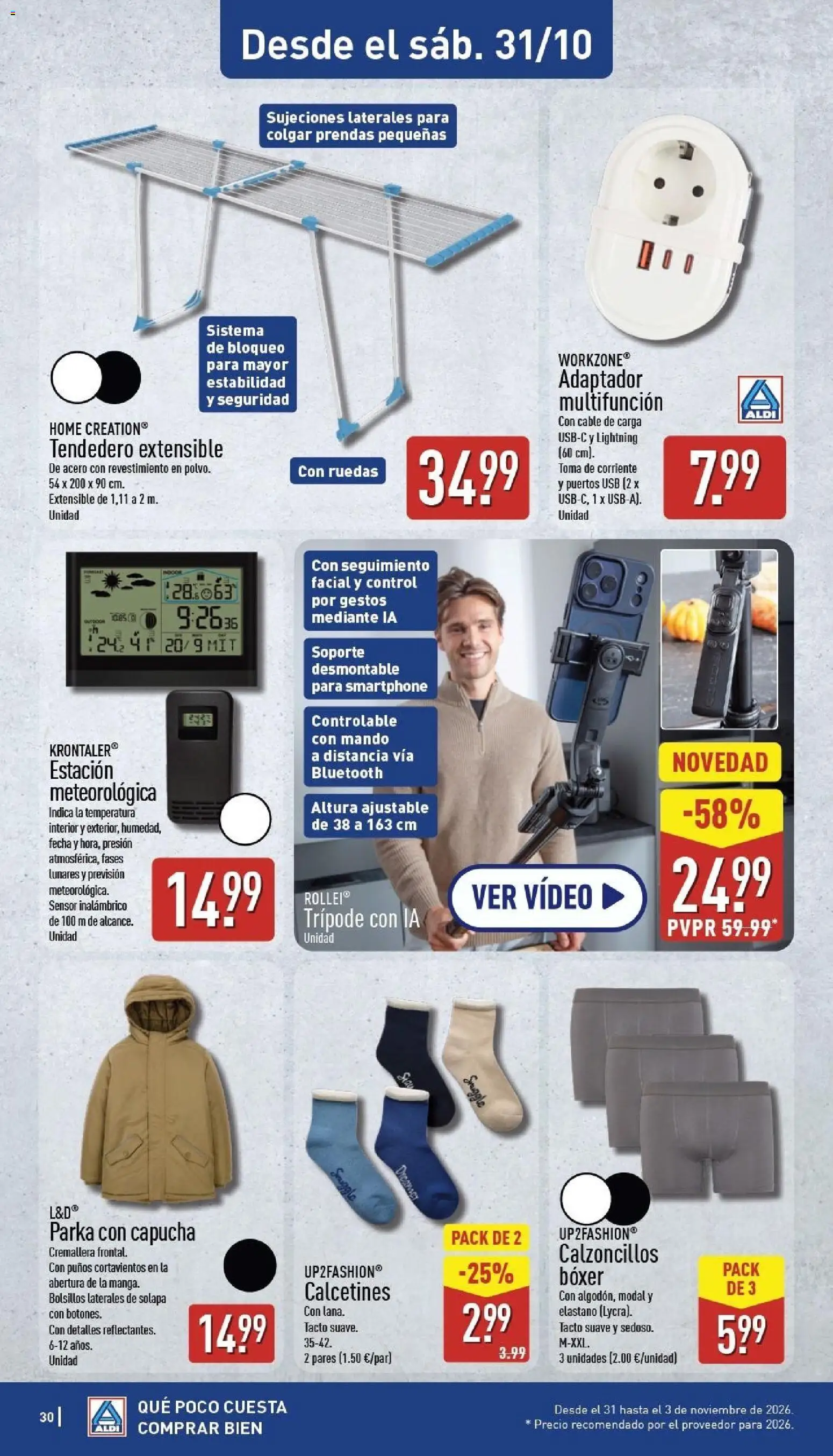 Aldi folleto Canarias │ válido desde el 26/10/2026 | Página: 30