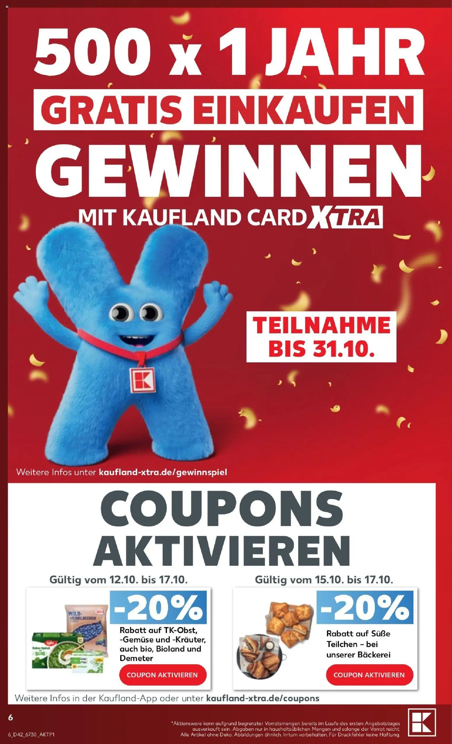 Kaufland Prospekt Zeitz – gültig ab 12.10.2026 | Seite: 10 | Produkte: Kaffee, Paprika, Löslicher Kaffee, Chips