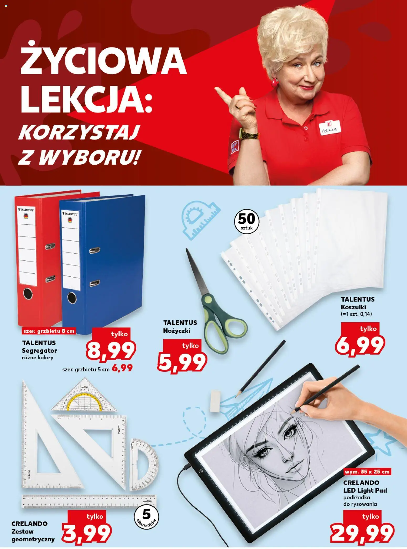 Kaufland Polsko leták - Nowy rok szkolny od 16.07.2026 | Strana: 22 | Produkty: Talentus, LED