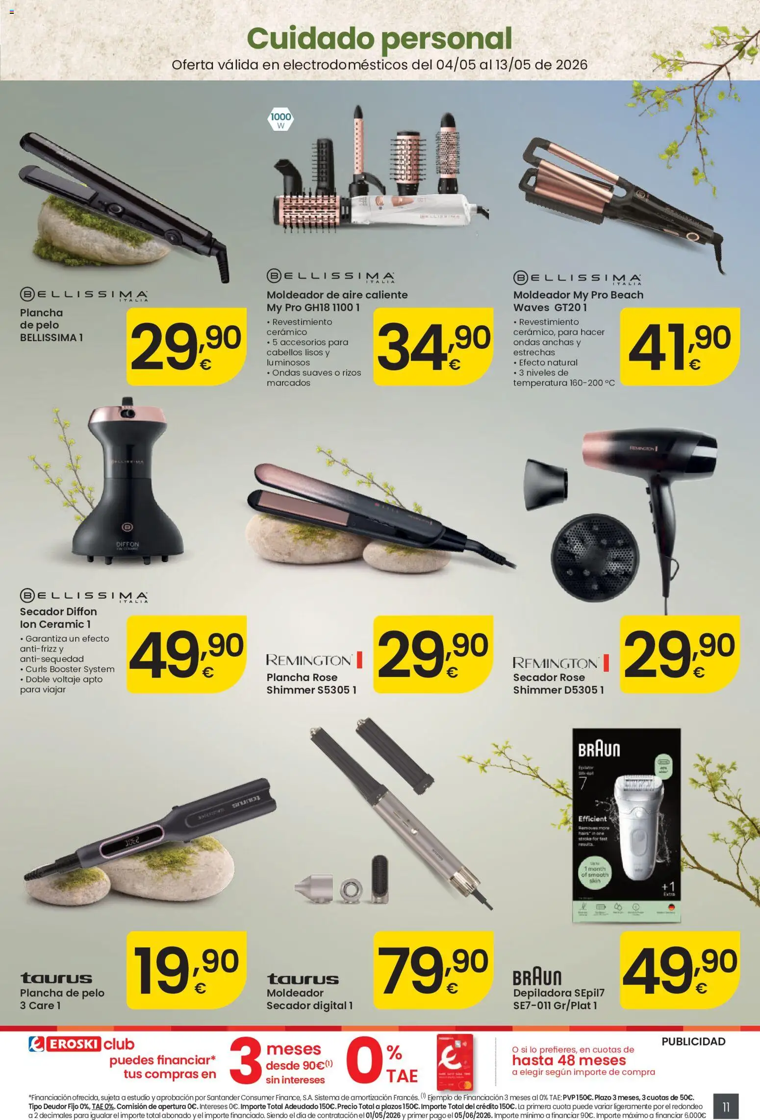 Eroski 3x2 En toda la perfumería y la parafarmacia │ válido desde el 30.04.2026 | Página: 11