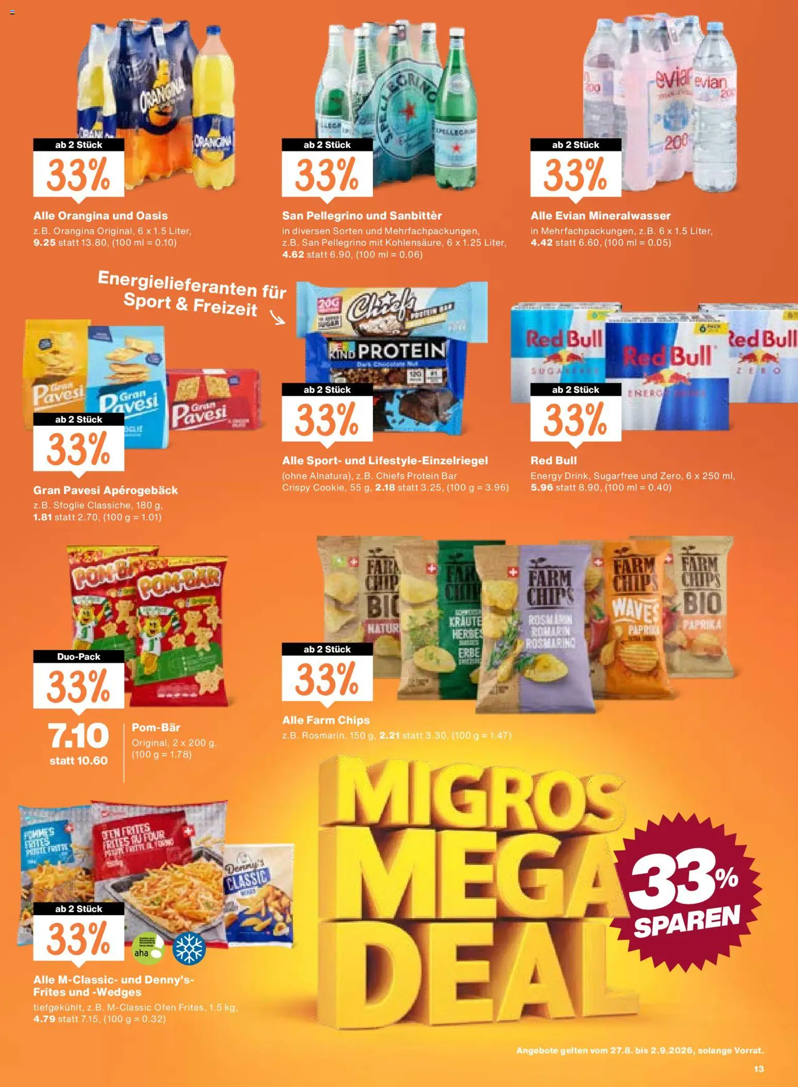 Migros aktionen – gültig ab 27.08.2026 | Seite: 13
