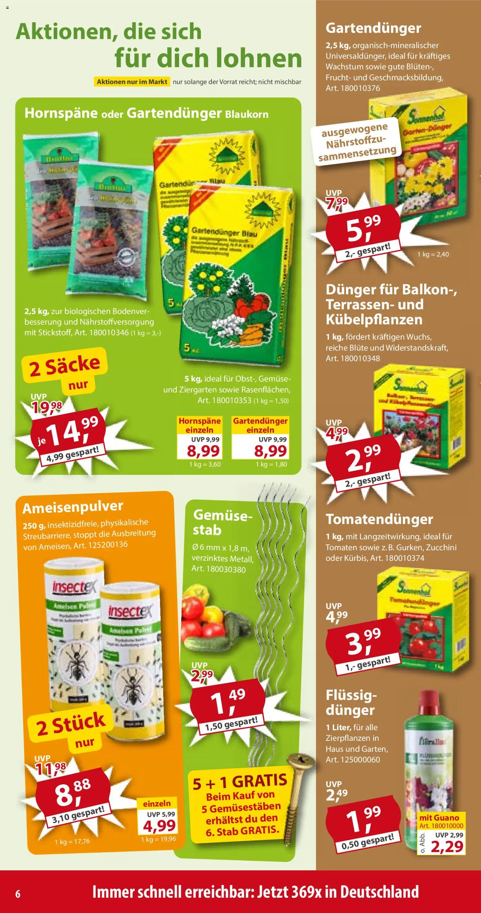 Sonderpreis Baumarkt Prospekt – gültig ab 18.07.2026 | Seite: 6 | Produkte: Tomaten, Gemüse, Zucchini