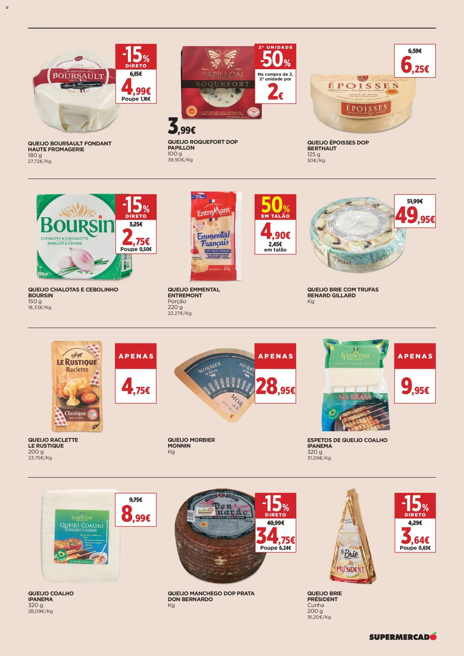 El Corte Ingles folheto │ válido de 16/10/2026 | Página: 15 | Produtos: Queijo Raclette, Queijo