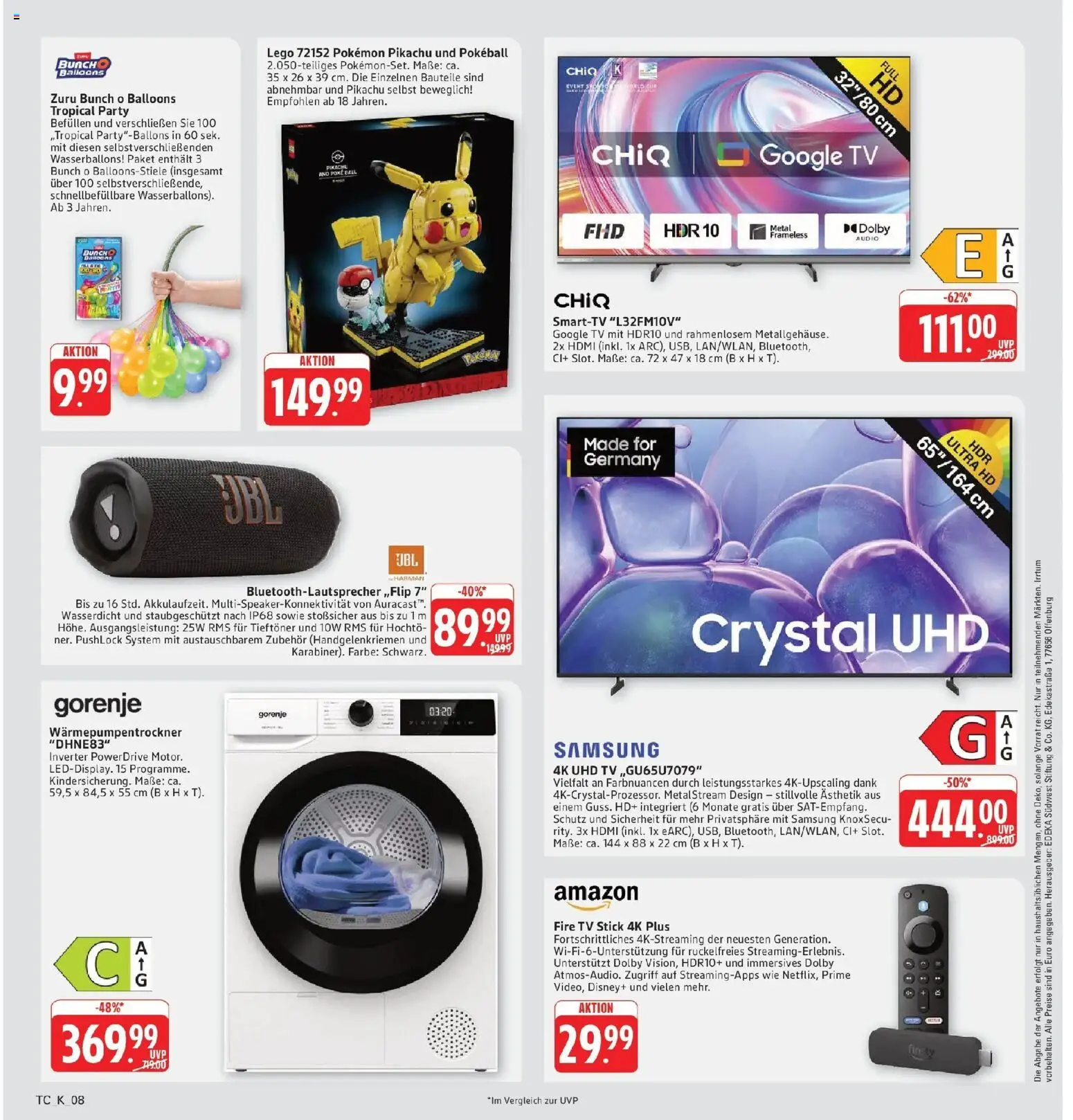 Marktkauf Prospekt Heidenheim (ab 31.08.2026) » Angebote online | Seite: 40 | Produkte: Gorenje, Samsung, TV, Audio