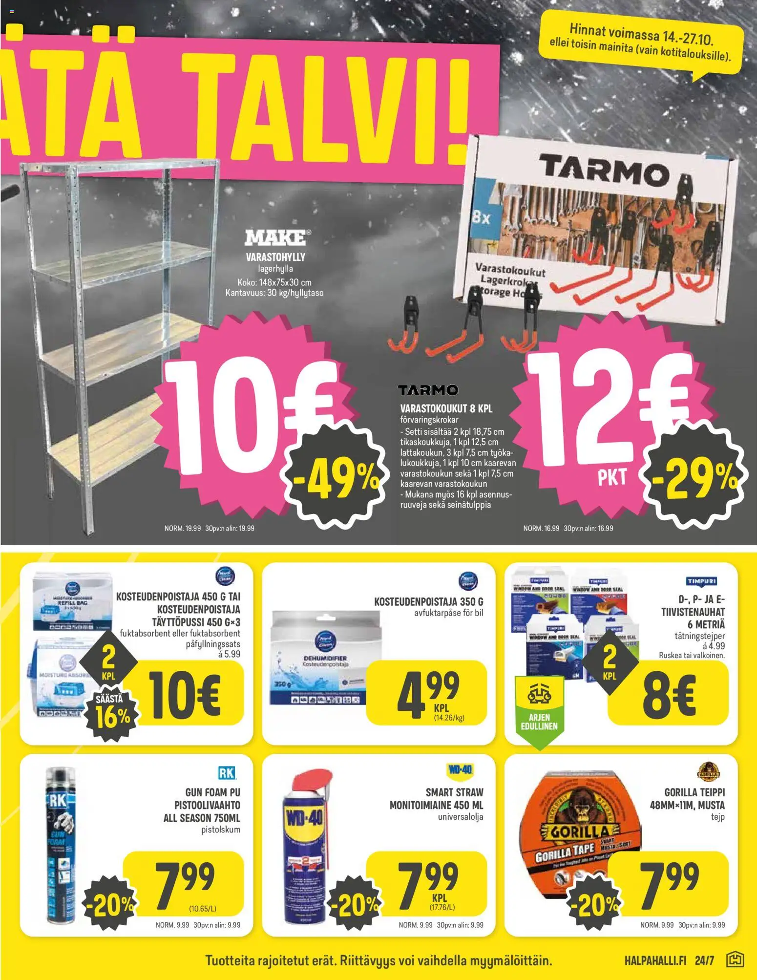 Halpa Halli tarjoukset – voimassa 14/10/2026 alkaen | Sivu: 9
