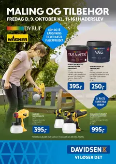 Davidsen - Maling - Haderslev gyldig fra 09/10/2026