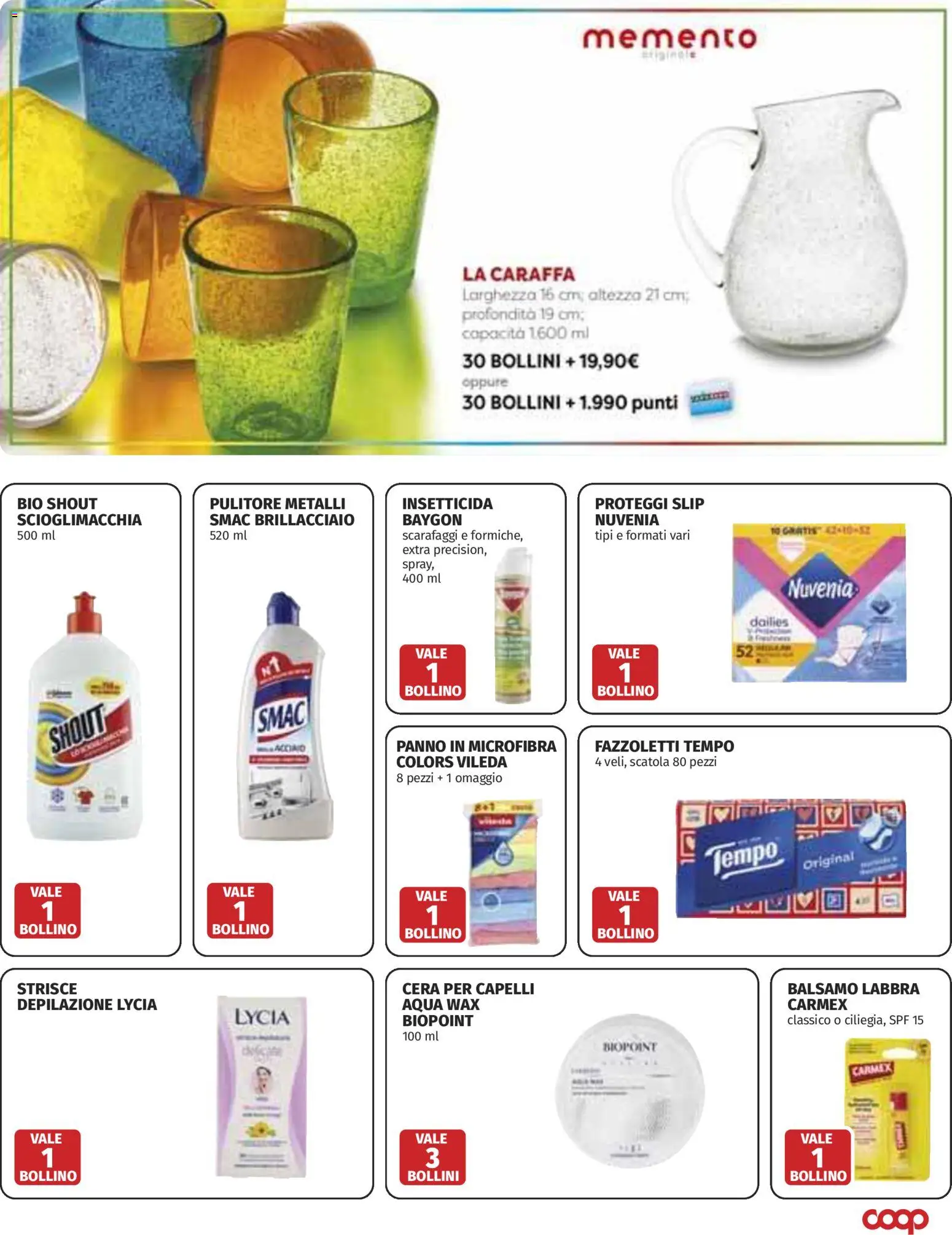 Volantino COOP del 11.06.2026 | Pagina: 23 | Prodotti: Balsamo, Slip, Insetticida, Scatola