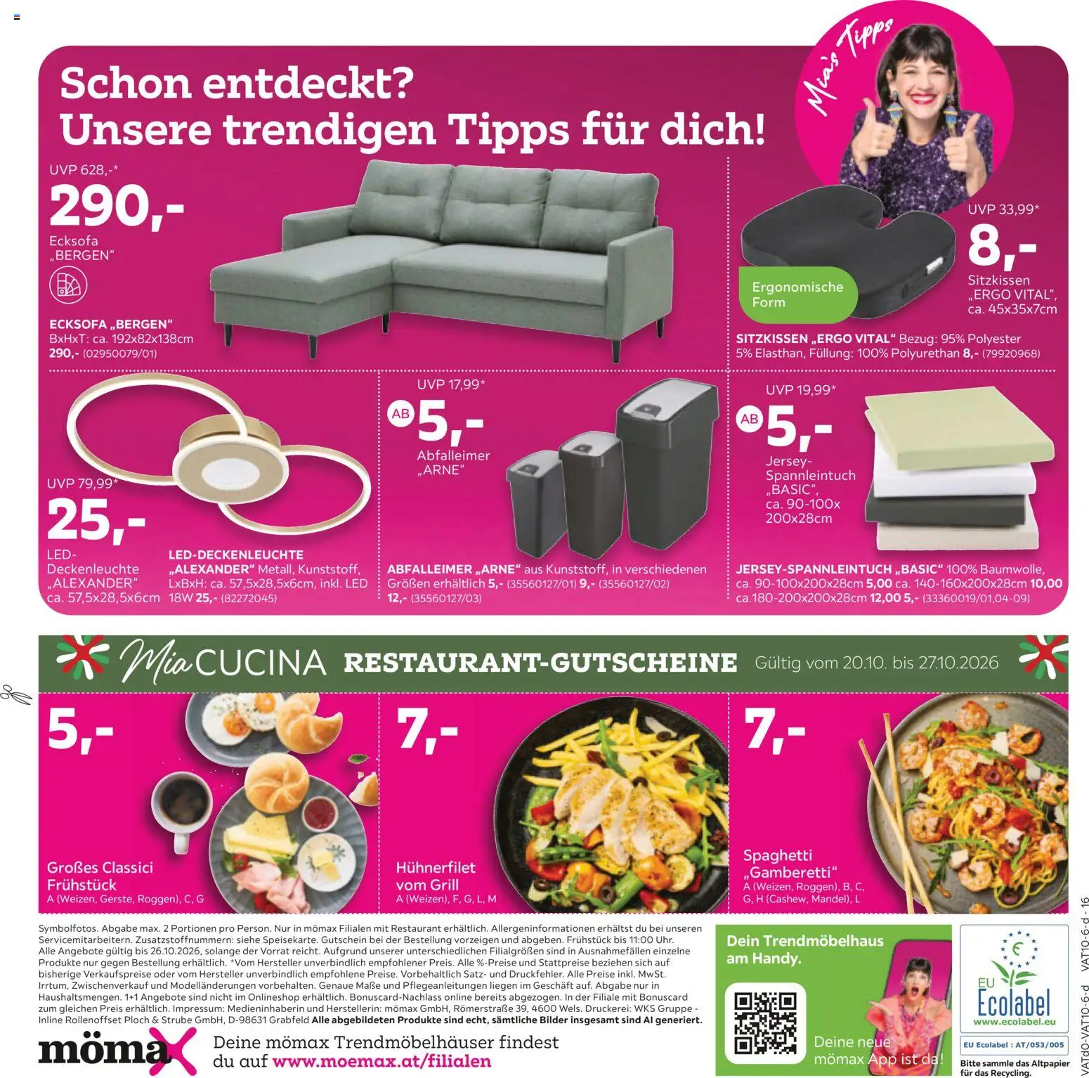 Mömax Prospekt aktuell gültig ab 20.10.2026 | Seite: 16 | Produkte: Grill, Spaghetti