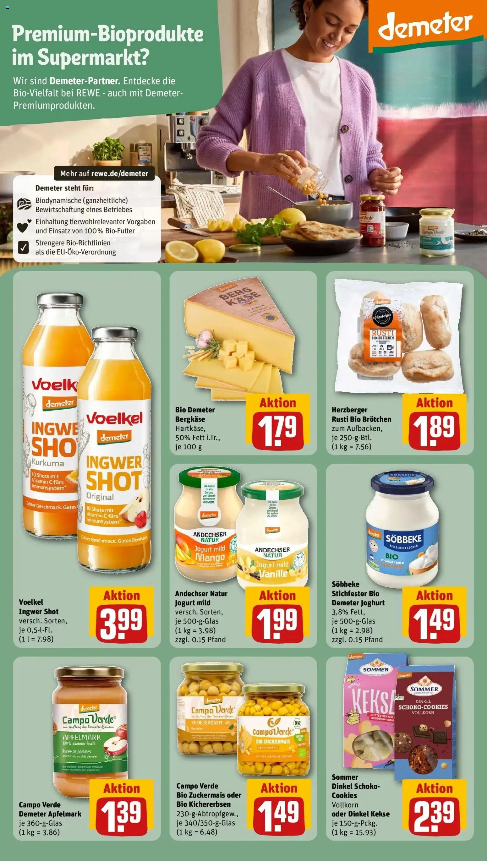 Rewe Prospekt Hofgeismar	 – gültig ab 09.03.2026 | Seite: 23 | Produkte: Joghurt, Pommes, Mango, Kekse