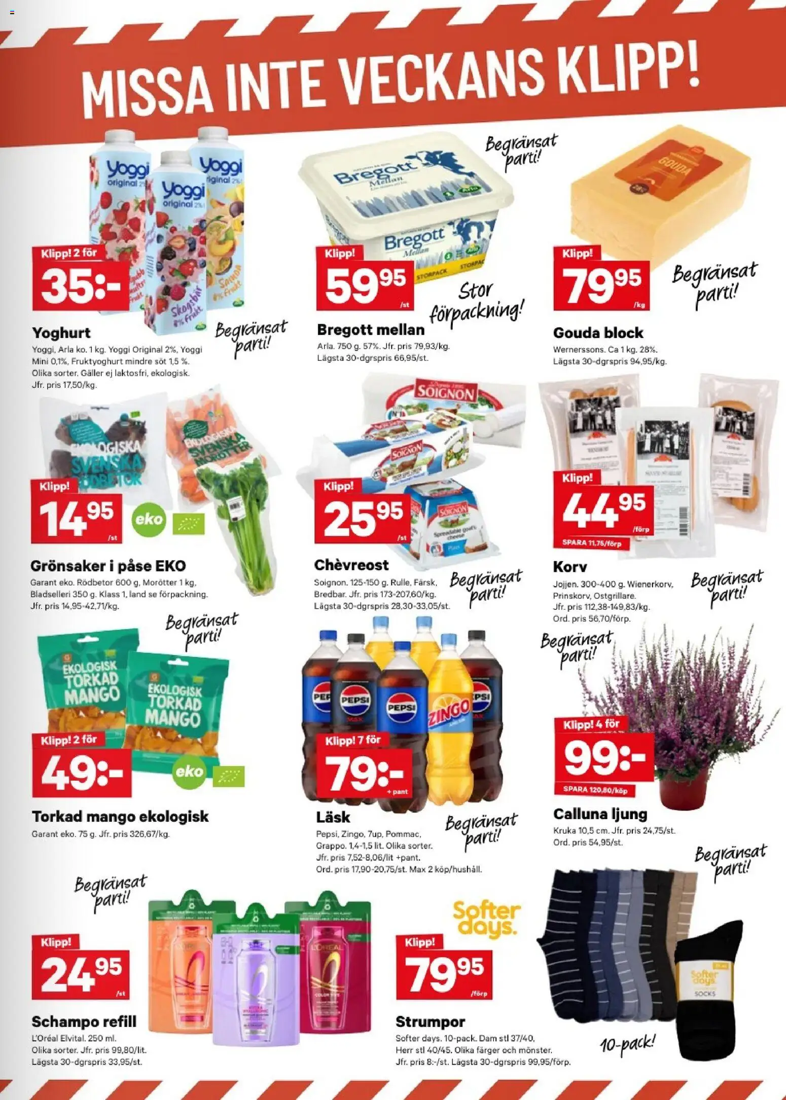 City Gross reklamblad aktuell från 29/08/2026 | Sida: 11 | Produkter: Ljung, Galler, Yoghurt, Gouda
