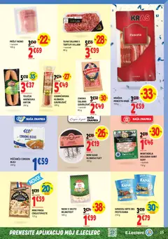 E.leclerc katalog akcije – veljaven od 17.06.2026 | Stran: 15 | Izdelki: Pršut, Pesto, Njoki, Salama