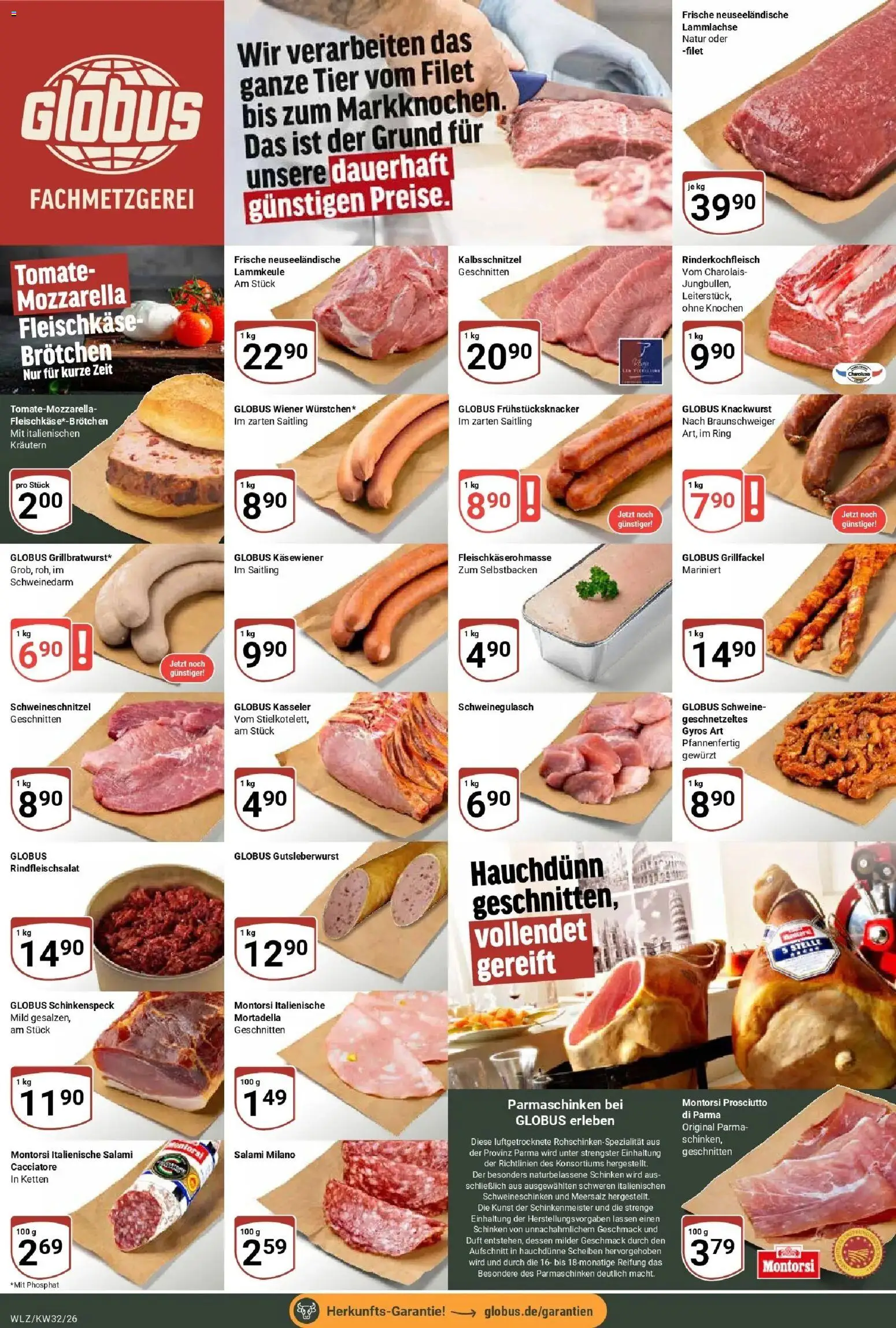 Globus Prospekt Weischlitz (ab 03.08.2026) » Angebote online | Seite: 8 | Produkte: Schweinegulasch, Duft, Gyros, Salami