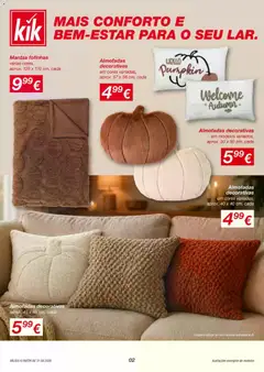 Pré-visualização KIK folheto válido de 01/09/2026 | Página: 2 | Produtos: Almofadas decorativas