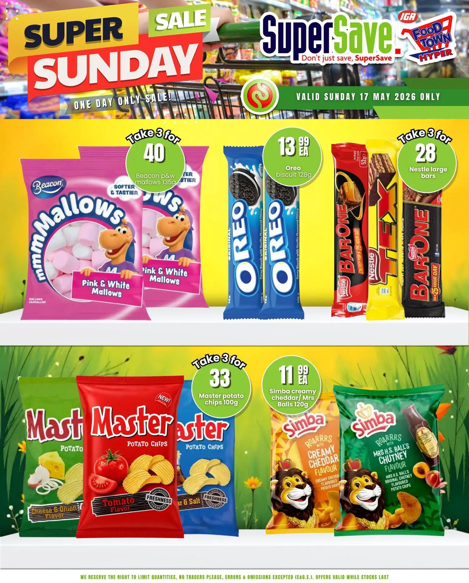 New Super Save catalogue – valid from 17.05.2026 | Page: 6 | Products: Chutney, Cheese, Chips, Salt