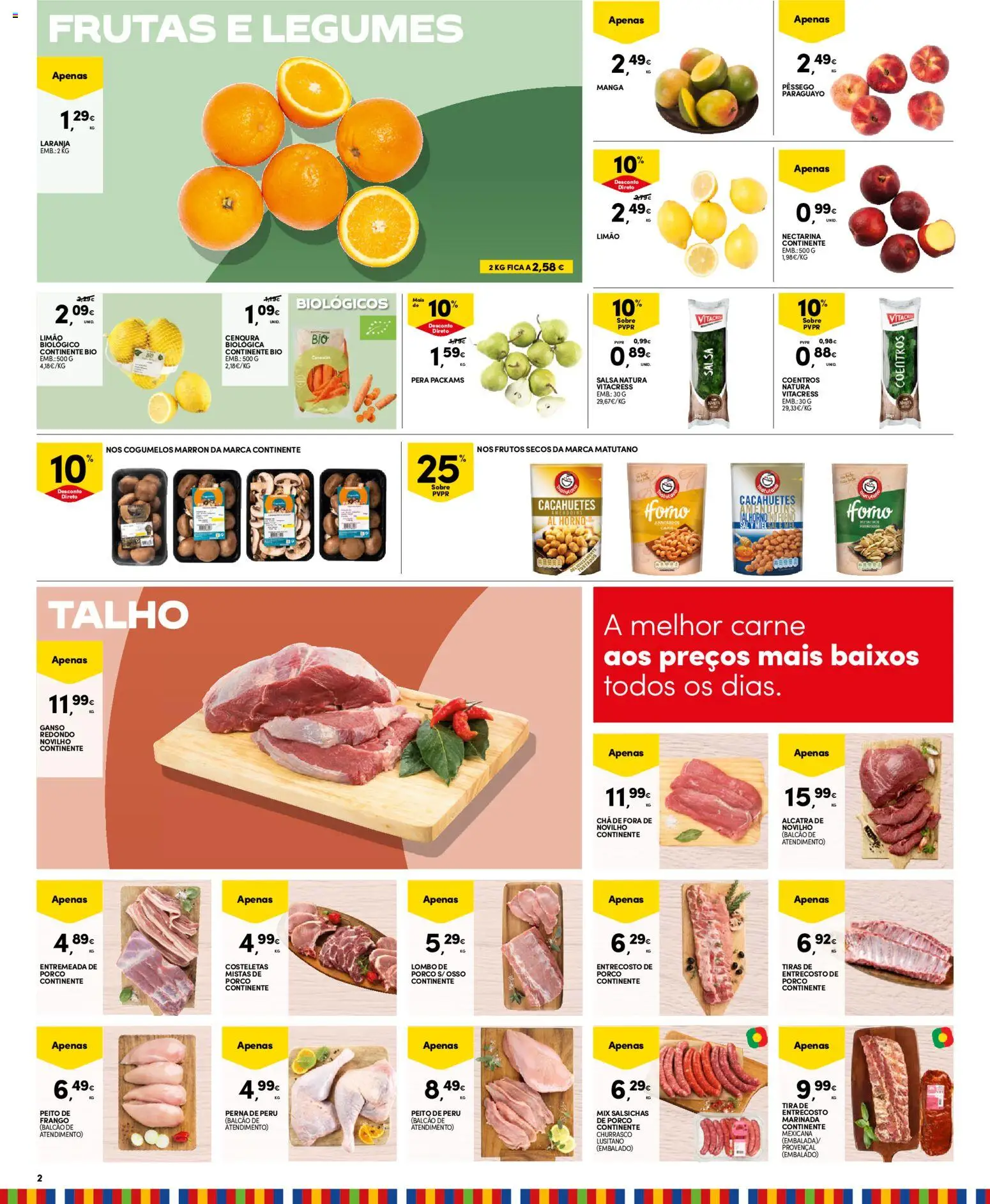 Continente Madeira │ válido de 30/06/2026 | Página: 2 | Produtos: Peru, Mel, Carne, Cenoura