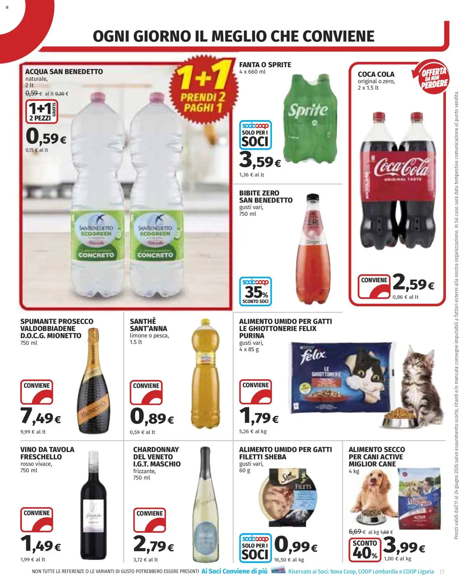 Volantino COOP del 11.06.2026 | Pagina: 17 | Prodotti: Data, Spumante, Bibite, Fanta