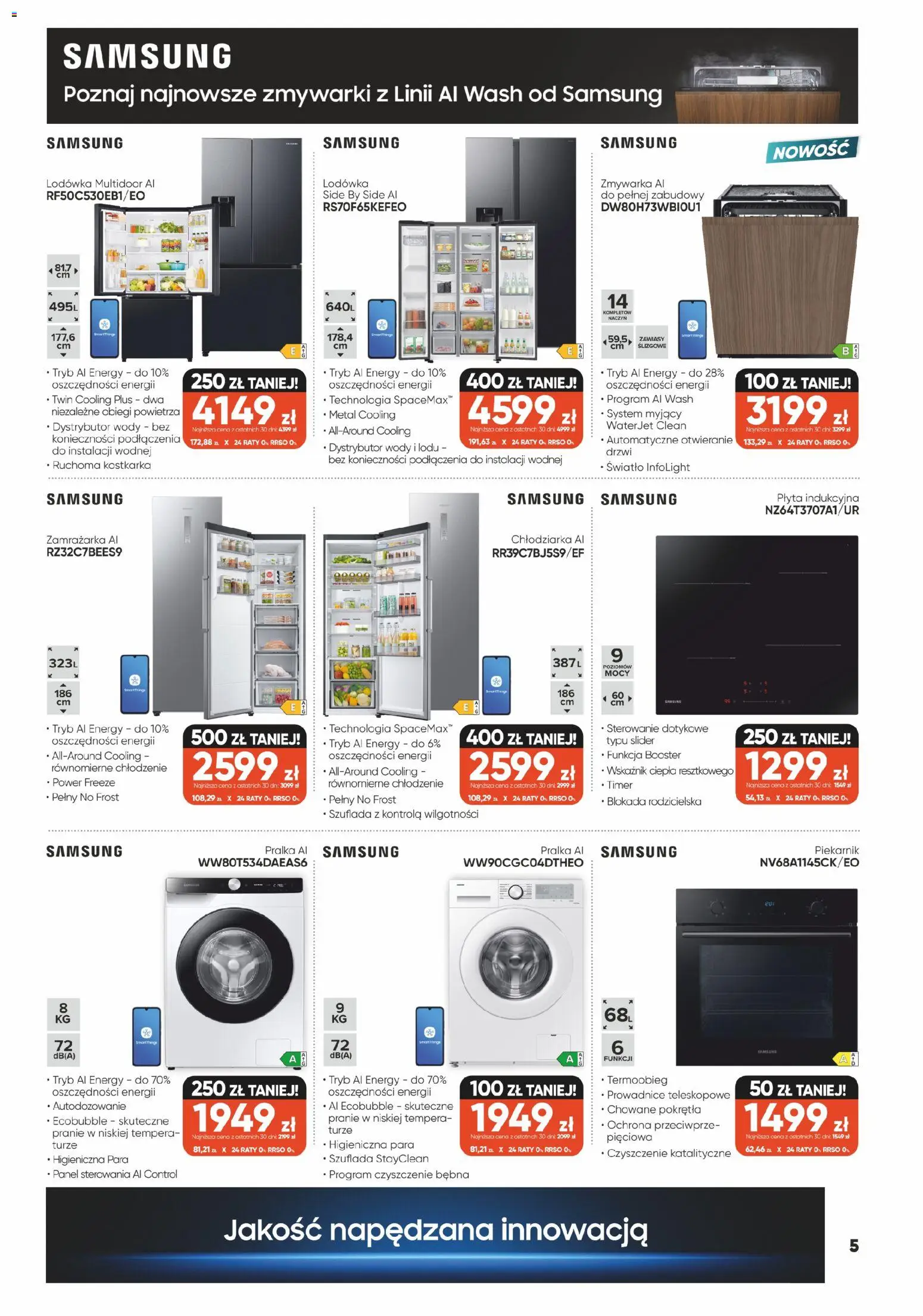 Max elektro gazetka od 28.05.2026 | Strona: 5 | Produkty: Lodówka, Zamrażarka, Piekarnik, Zmywarka
