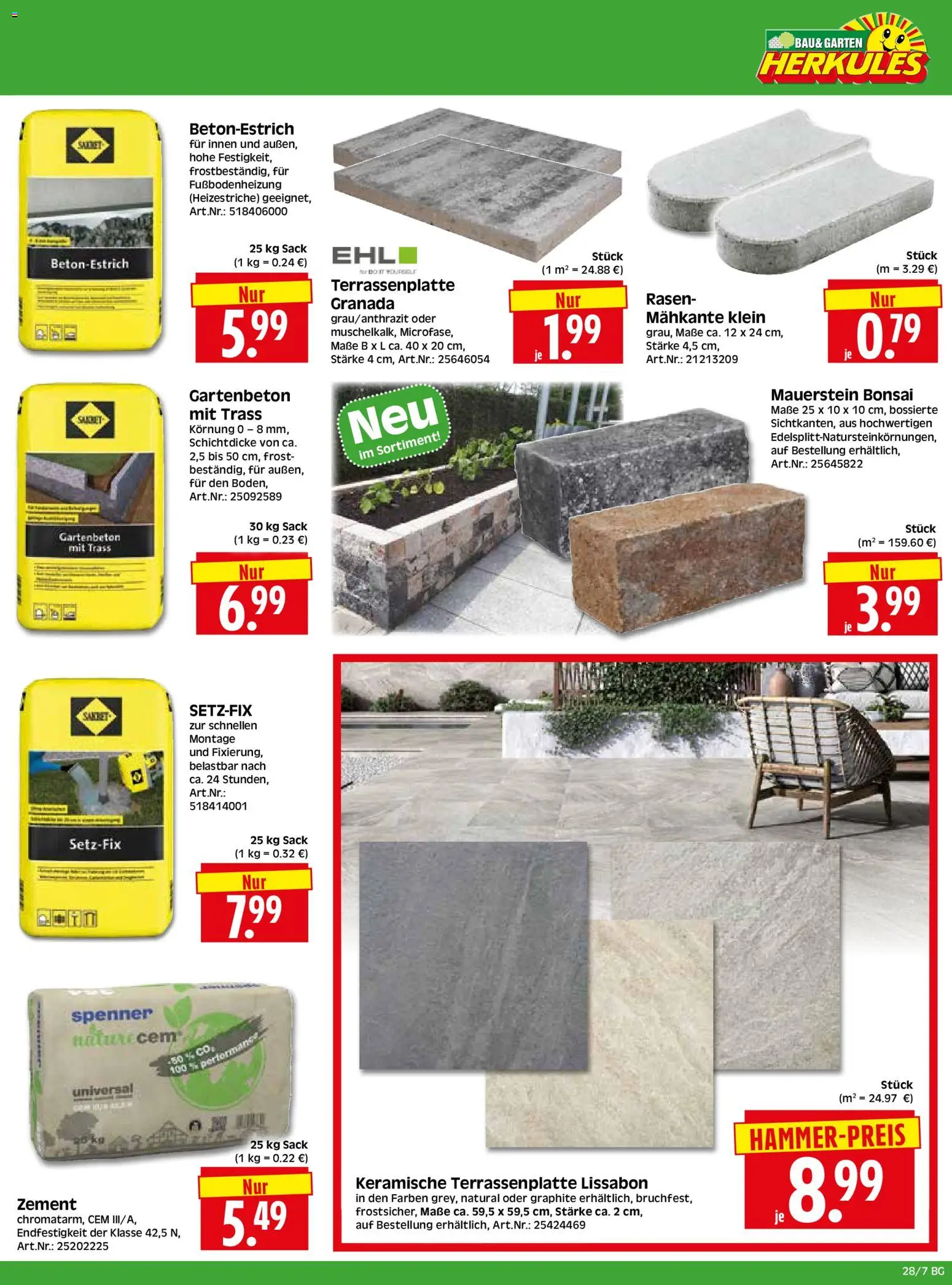 HERKULES Bau & Garten – gültig ab 06.07.2026 | Seite: 7