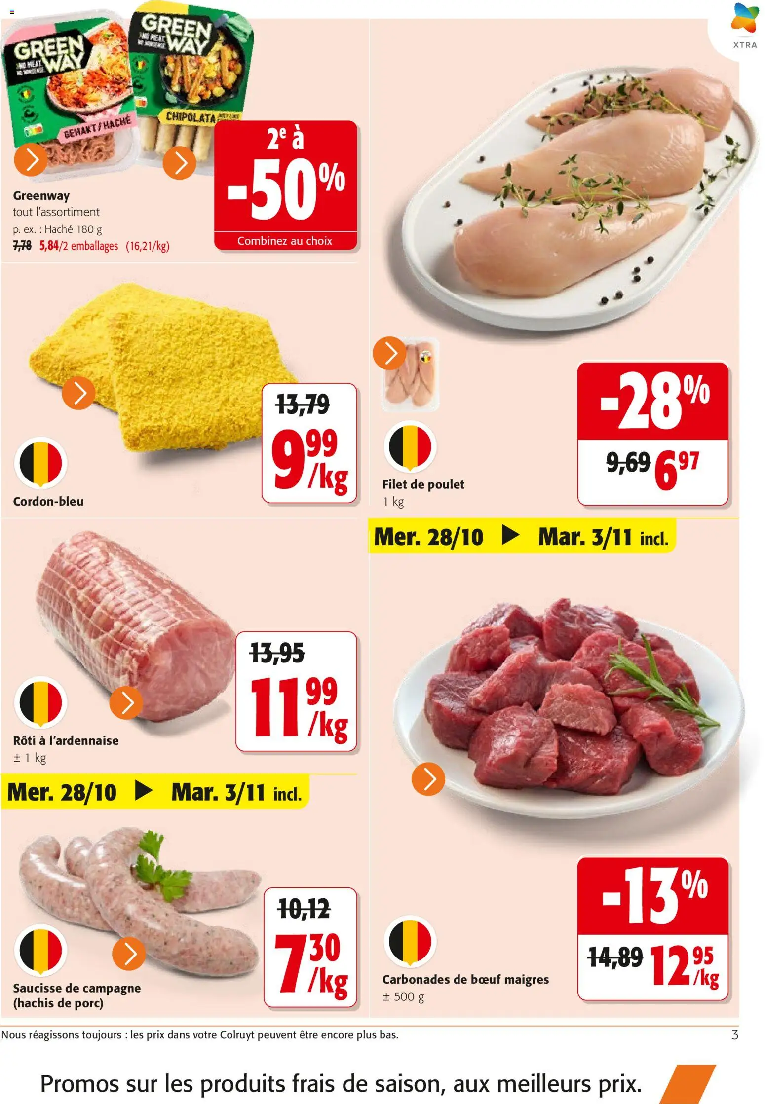 {H1} | Pagina: 3 | Producten: Chipolata, Filet
