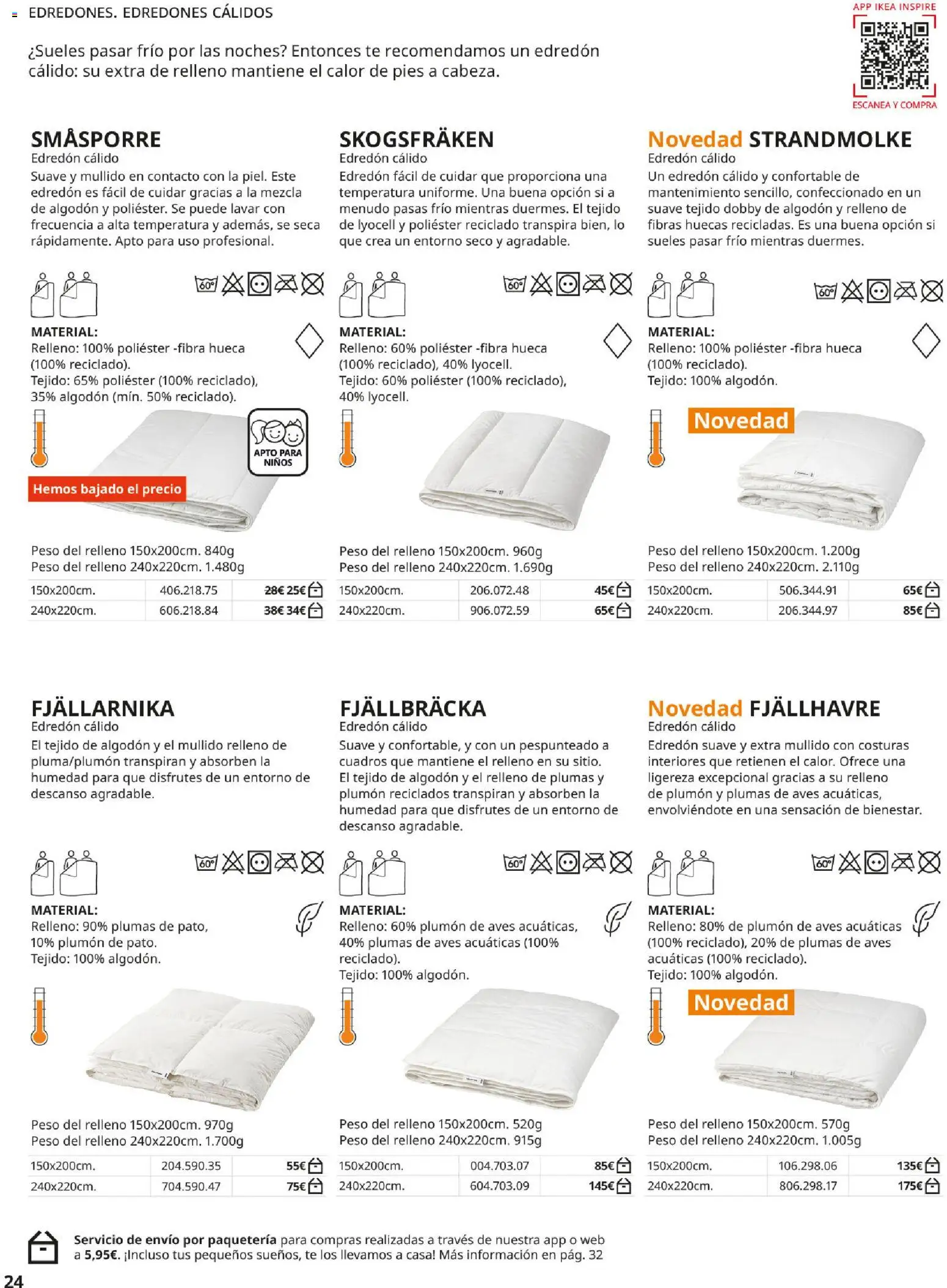 IKEA - Ropa de cama │ válido desde el 01/09/2026 | Página: 24 | Productos: Aves, Té, Pasas, Algodón