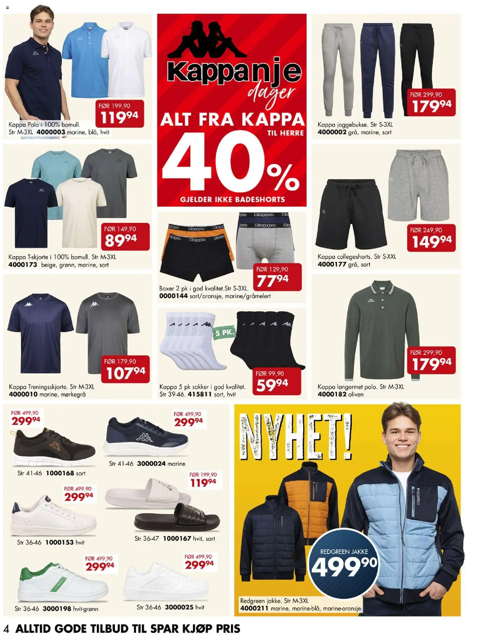 {H1} | Side: 4 | Produkter: Jakke, Sokker, Boxer, Plăci policarbonat
