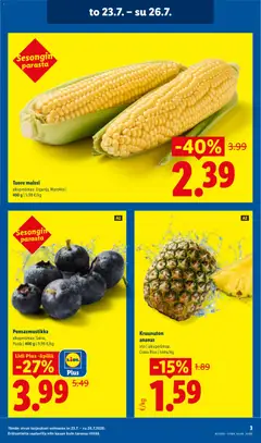 Lidl-mainoslehti voimassa 23/07/2026 alkaen | Sivu: 3