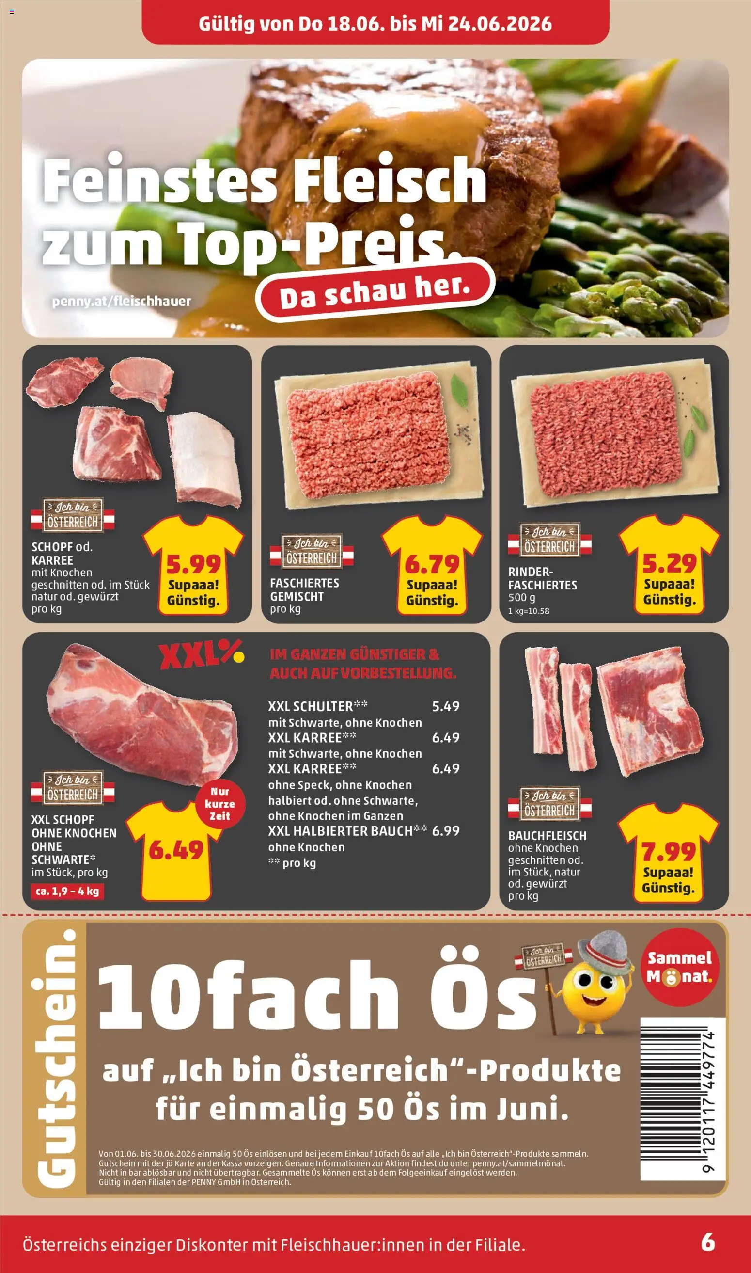 Penny Markt Schmankerl Post gültig ab 18.06.2026 | Seite: 6