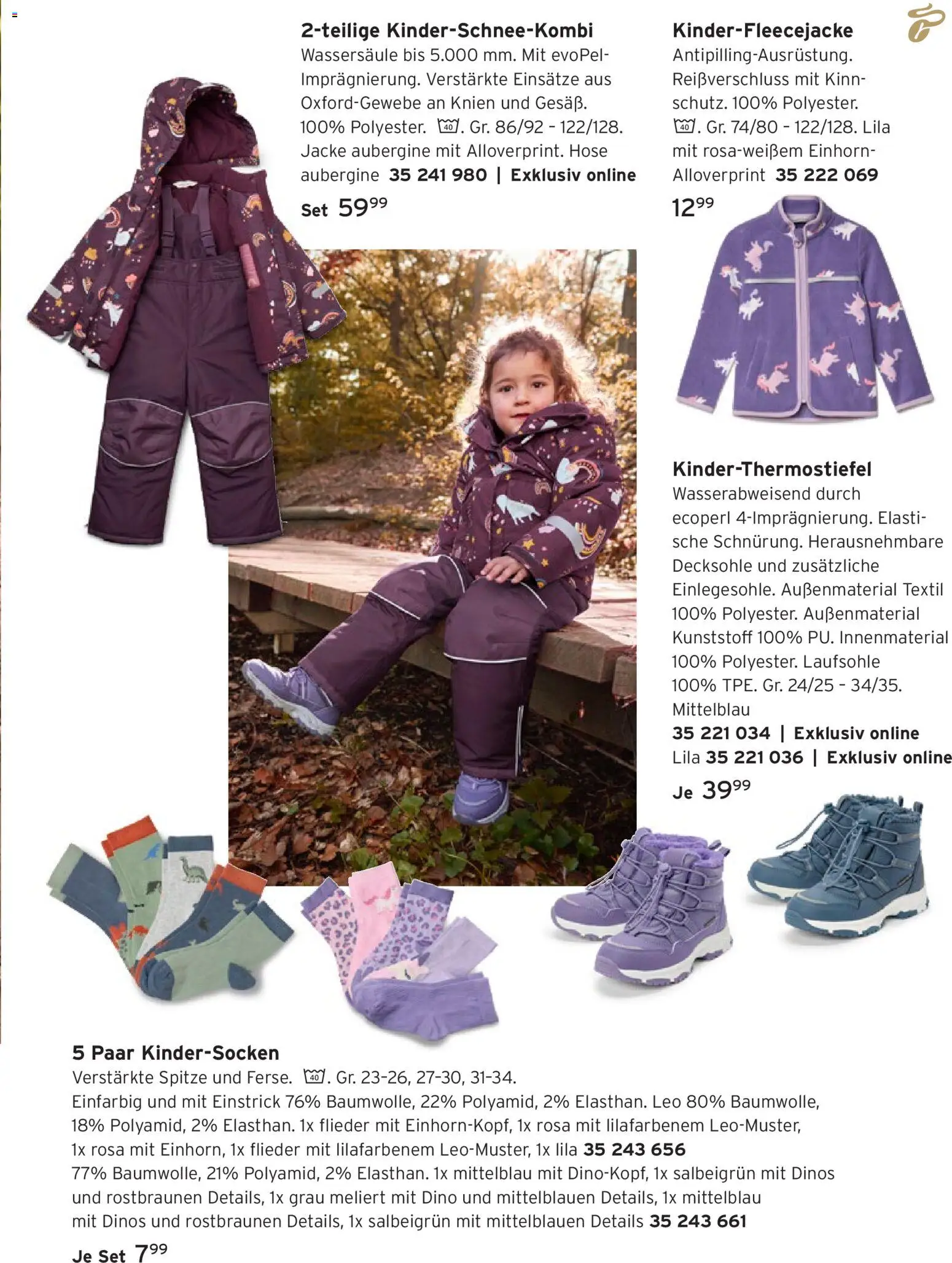 Prospekt Tchibo Kids Rain – gültig ab 09.09.2026 | Seite: 15 | Produkte: Aubergine, Jacke, Hose