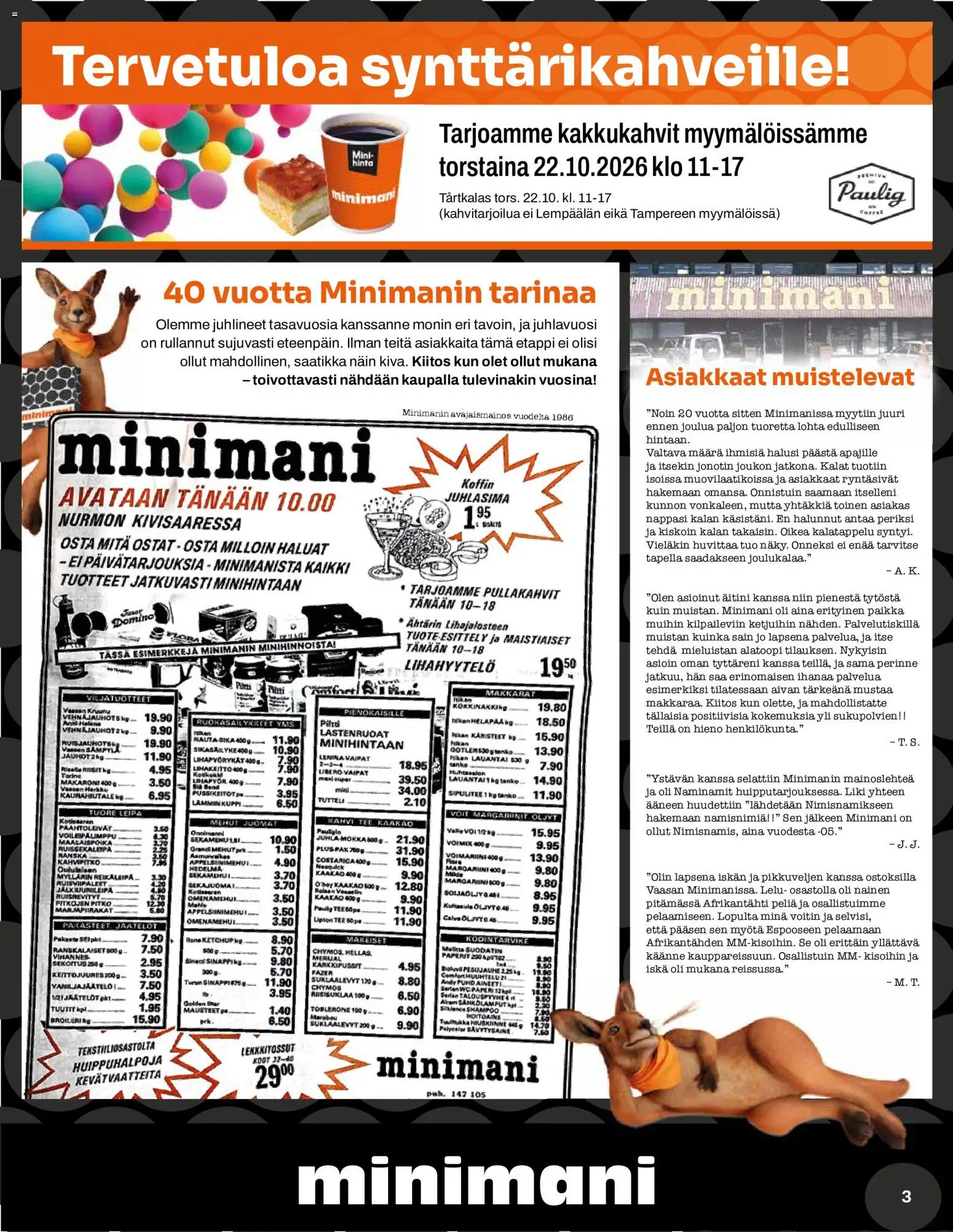 Minimani tarjoukset – voimassa 21/10/2026 alkaen | Sivu: 3